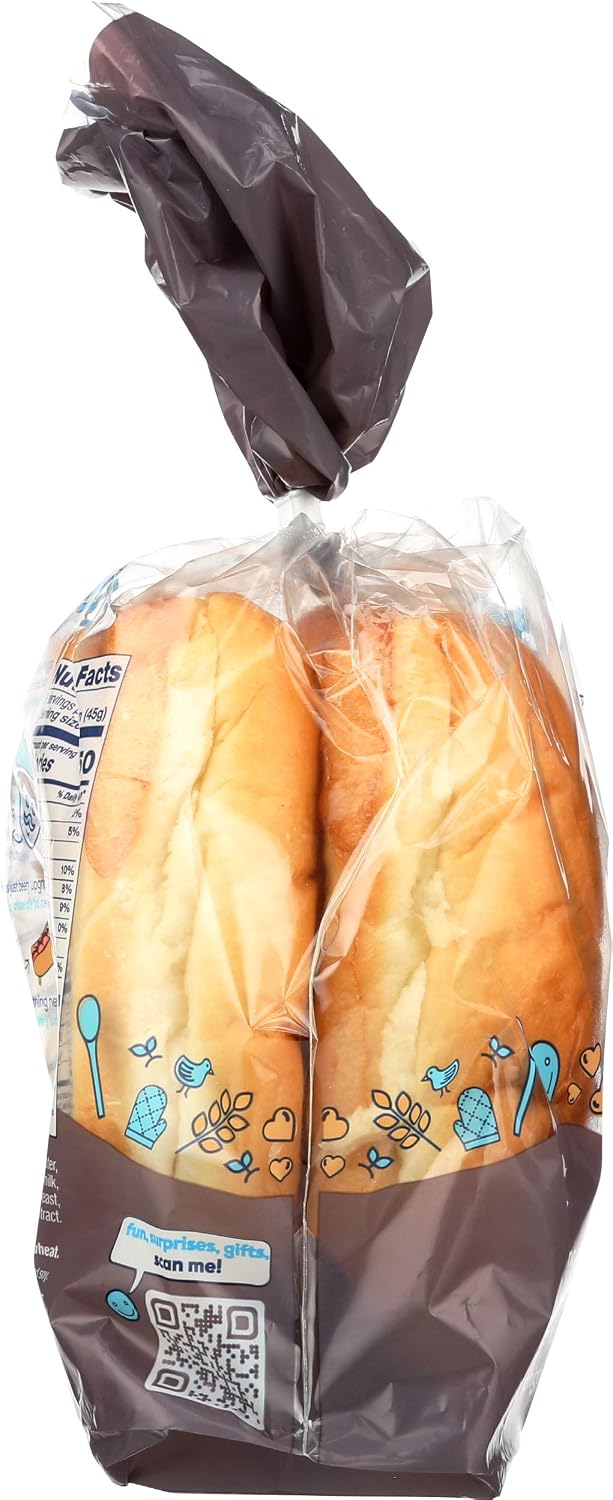 Bakerly, Brioche Hot Dog Buns, 6 Count, 9.54 Oz (Frozen)