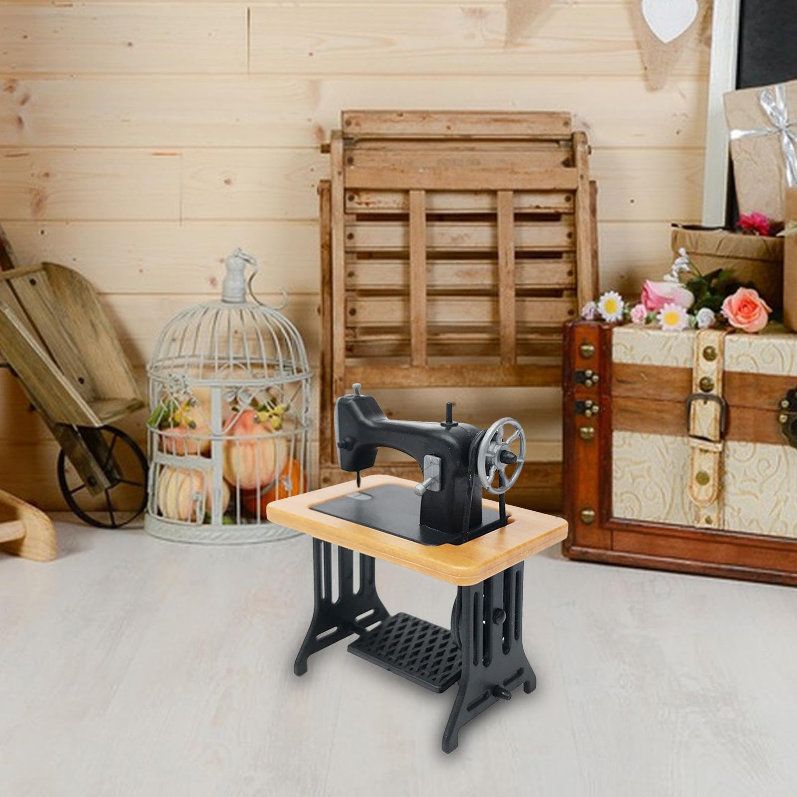 ふなゆみ ミニチュア ミシンアトリエ トルソー付 Amazon.co.jp