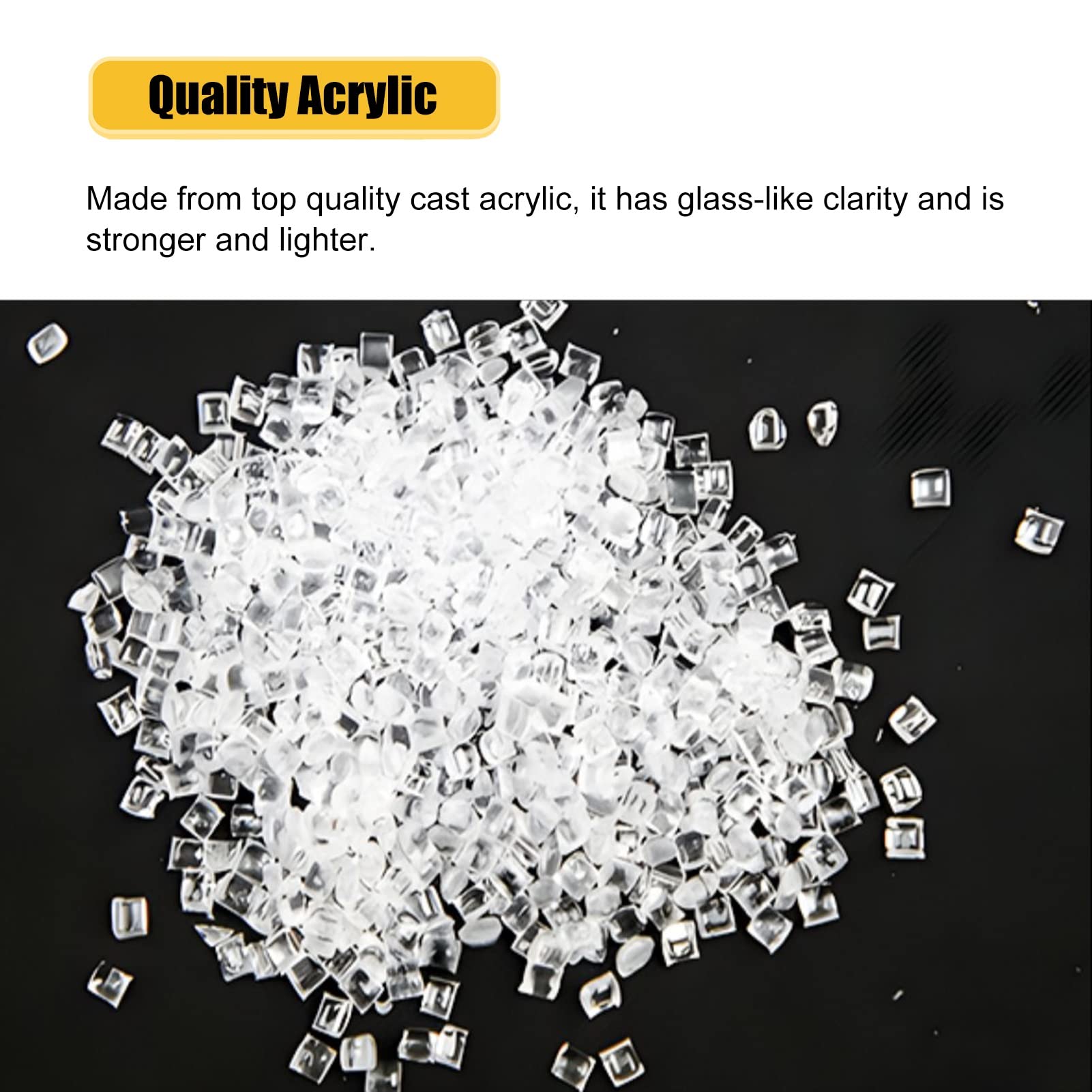 ERRULAN Przezroczysta płyta akrylowa, duże plastikowe arkusze rolkowe o dużej wytrzymałości, przezroczyste panele do projektów ekspozycyjnych DIY / znaków reklamowych (kolor: 2 mm, rozmiar: 1 x 3 m/40 x 118 cali)