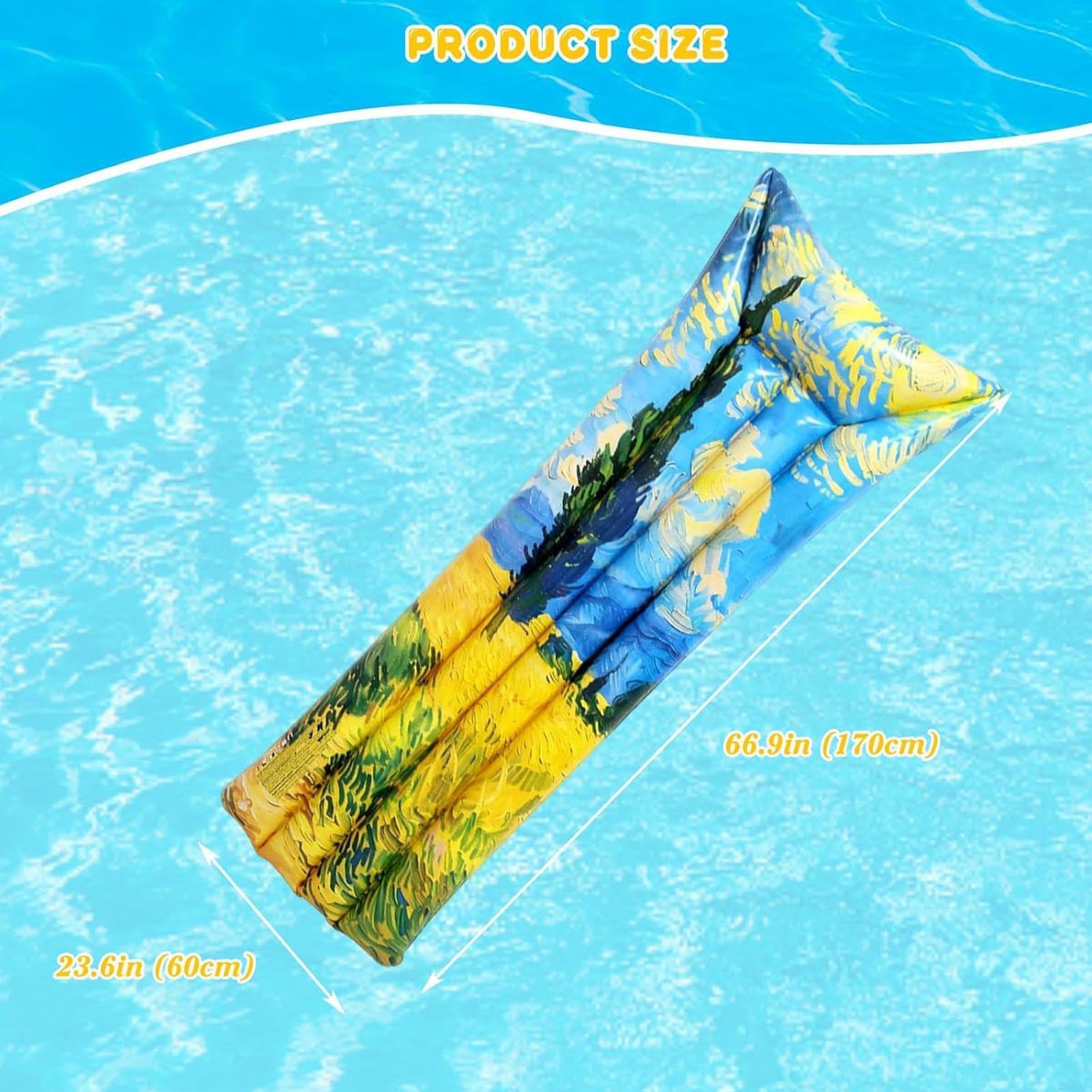 Generico Flotteurs pour piscine | Coussins hamac flottants pliables et portables | Hamac gonflable de piscine | pour extérieur intérieur camping voyage plage lac été femmes hommes