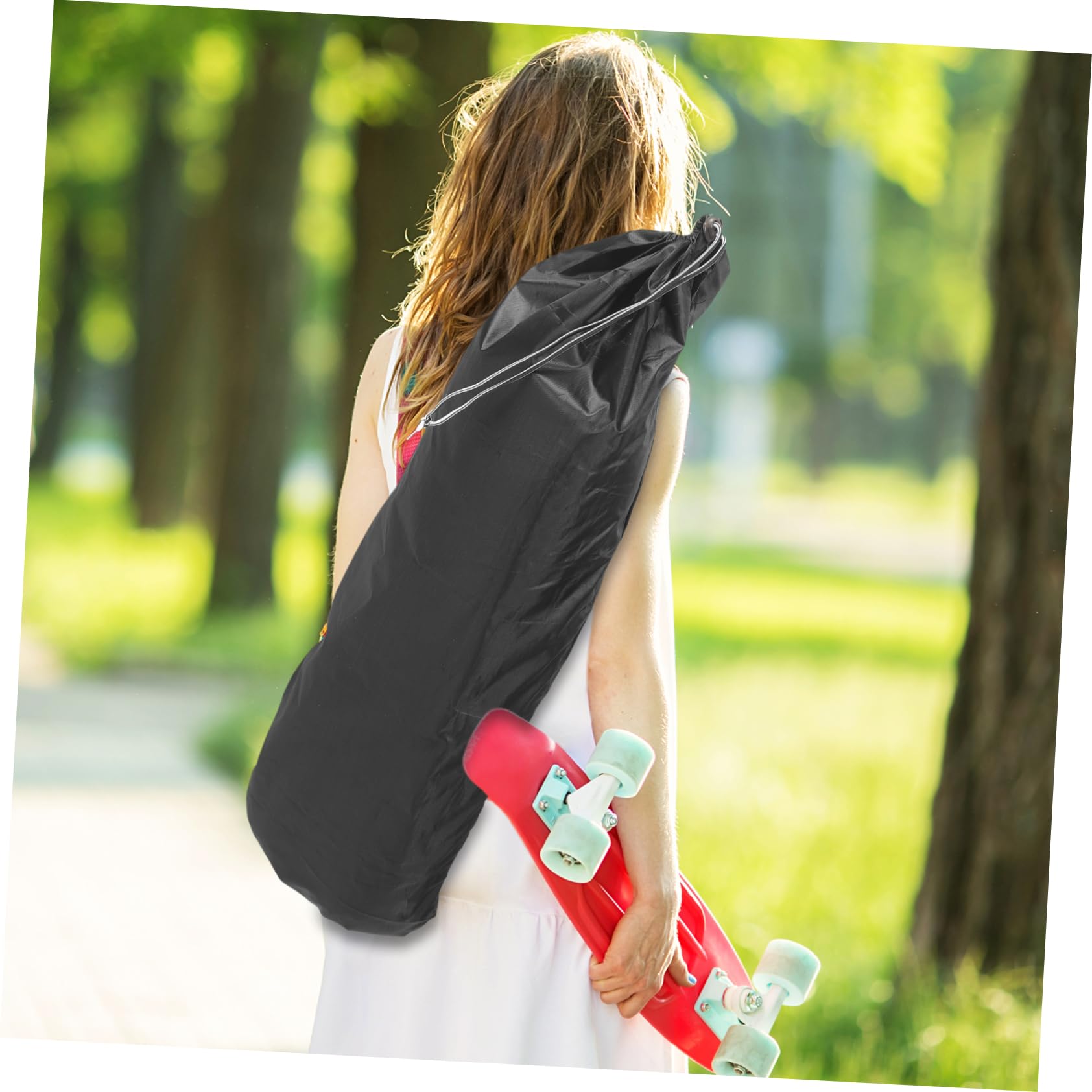 KICHOUSE Professional Skateboard Pouch 2pcs Multifunctional Bag for Sports Gear or Handbag Storage Random Style