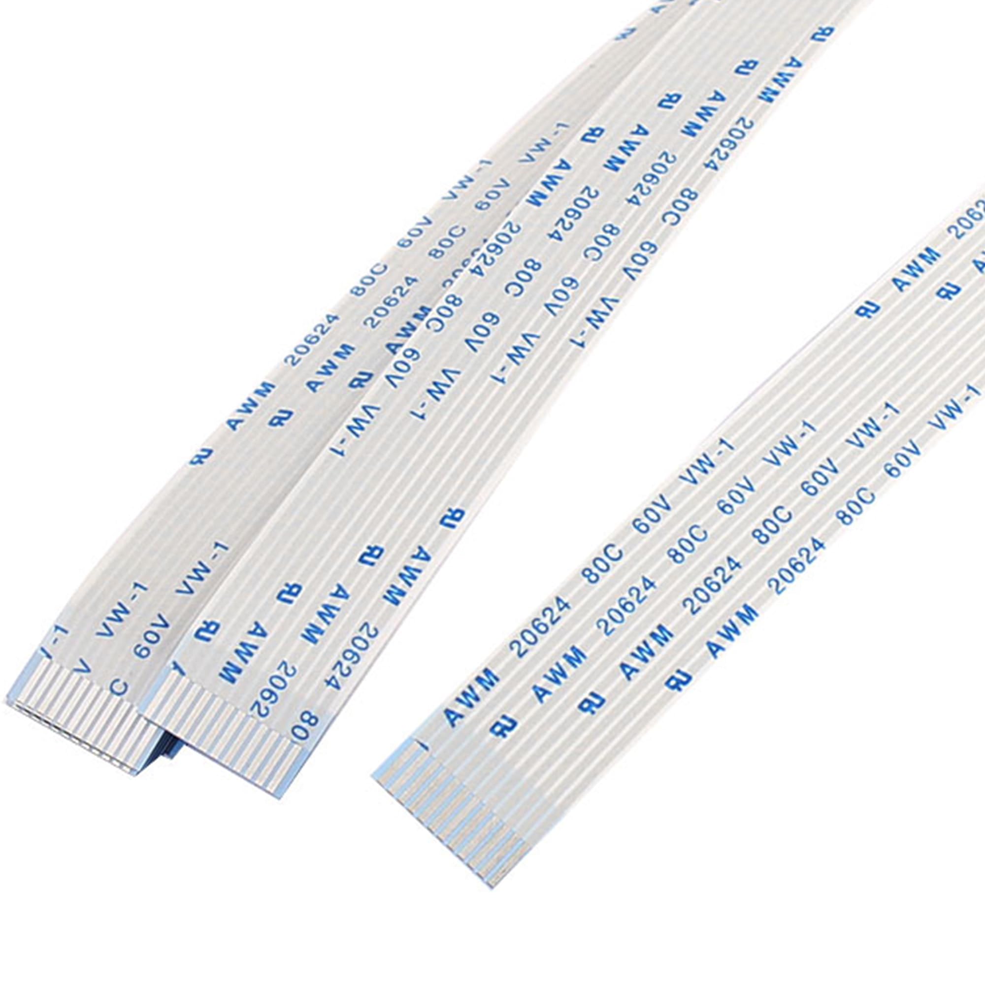 Lot De 10 Câbles Plat Flexibles FFC 0.5mm Pas 12 Pins 200mm - AWM 20624
