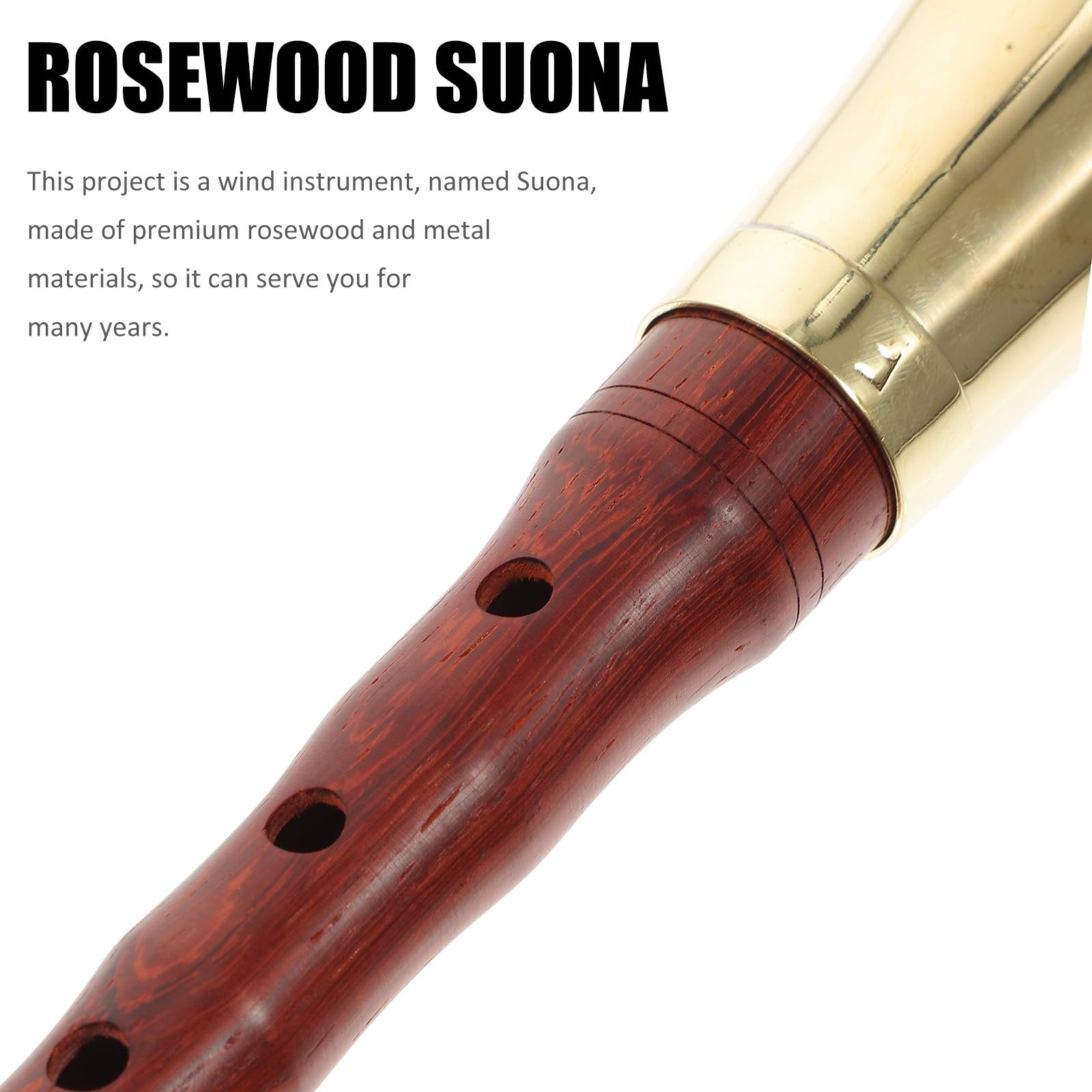 Lambo Chinesische Suona - Traditionelles Blasinstrument Aus Ebenholz/Mahagoni