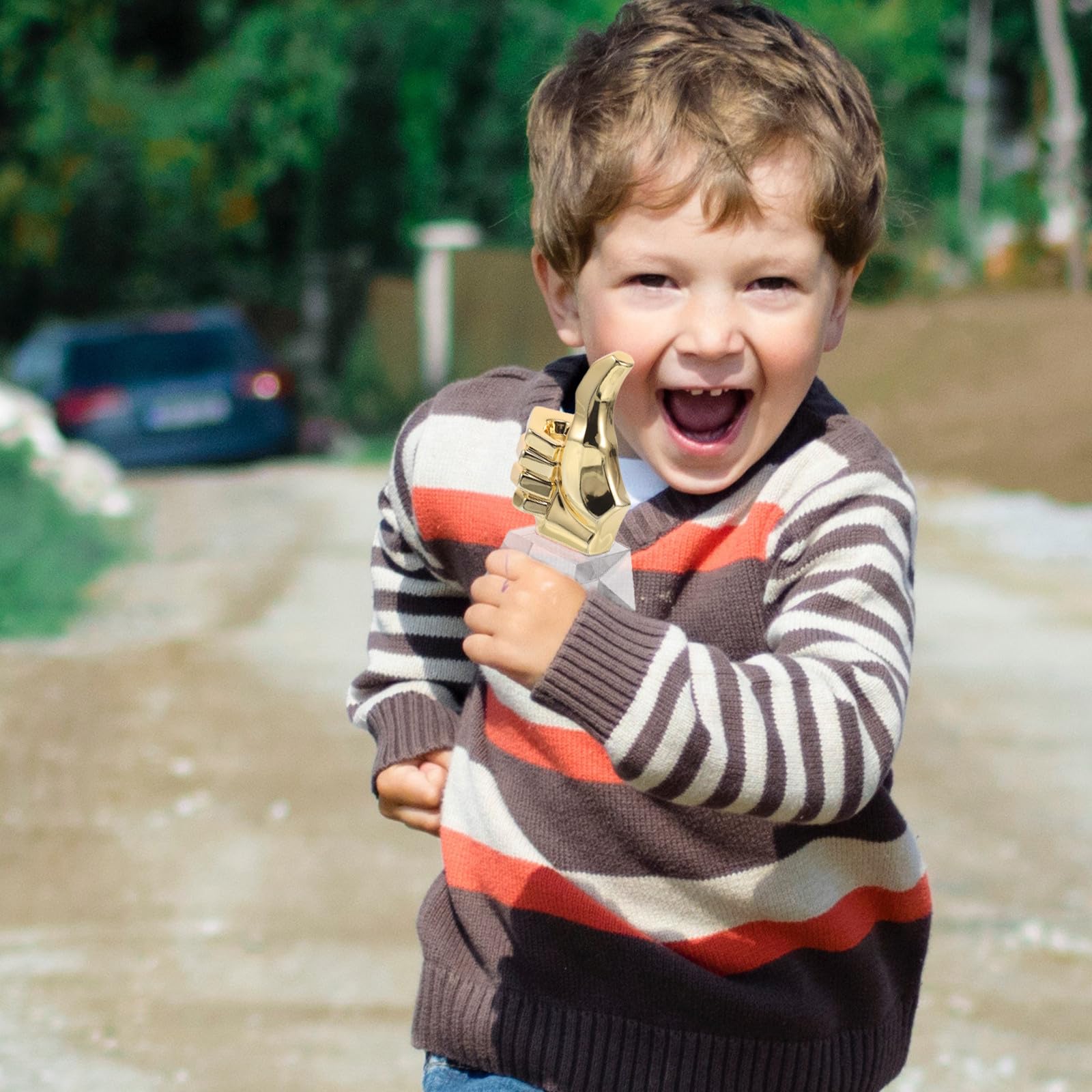 UPKOCH Kids Star Trophy: Kristallpreis für den Gewinner – Auszeichnung für die Beste Leistung bei Sportturnieren im Rahmen von Klassenpartyspielen an Schulen
