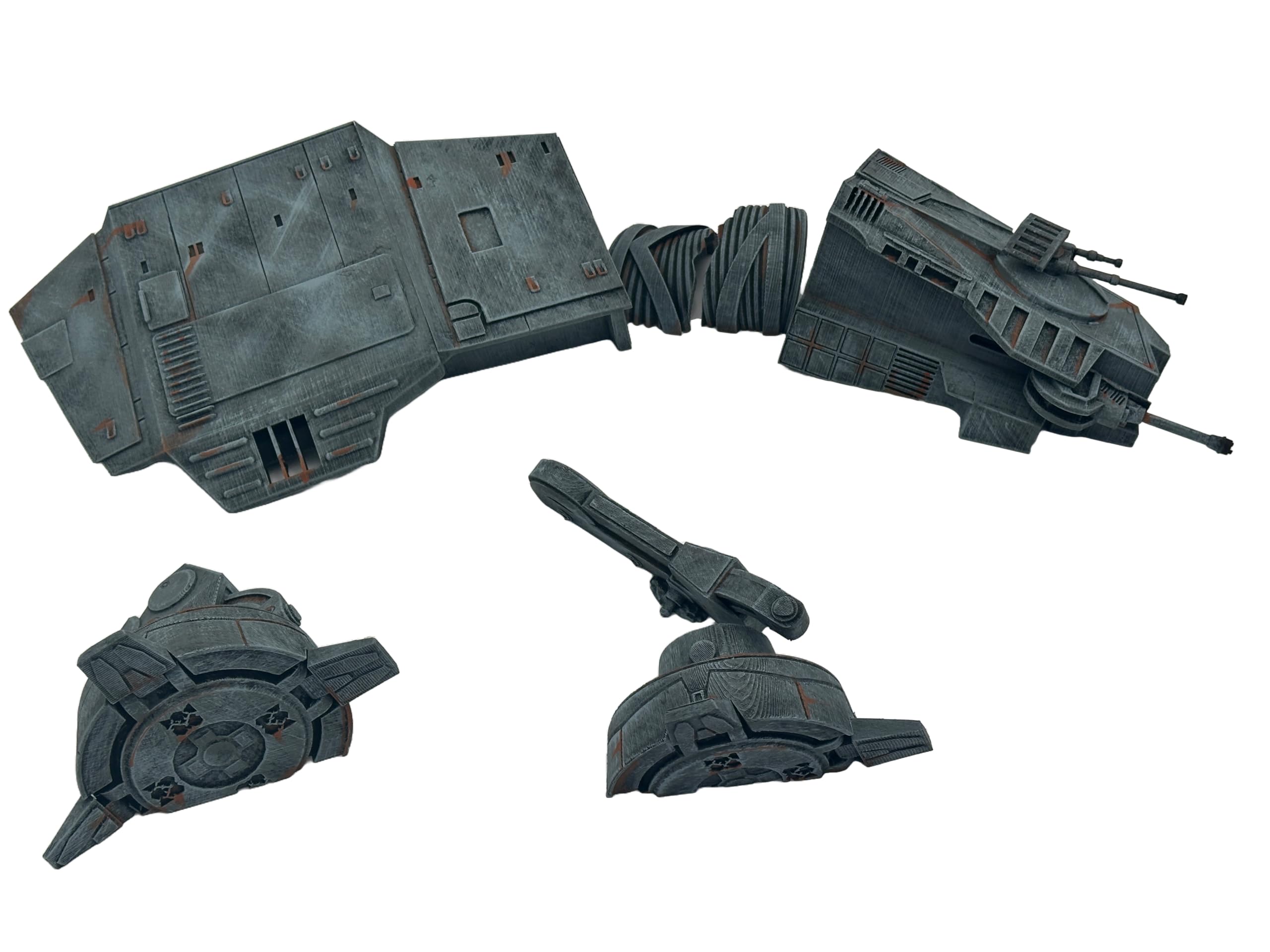 Legion Terrain - Crashed Imperial Walker Set - Miniature Tabletop Wargaming Terrain (Pain…