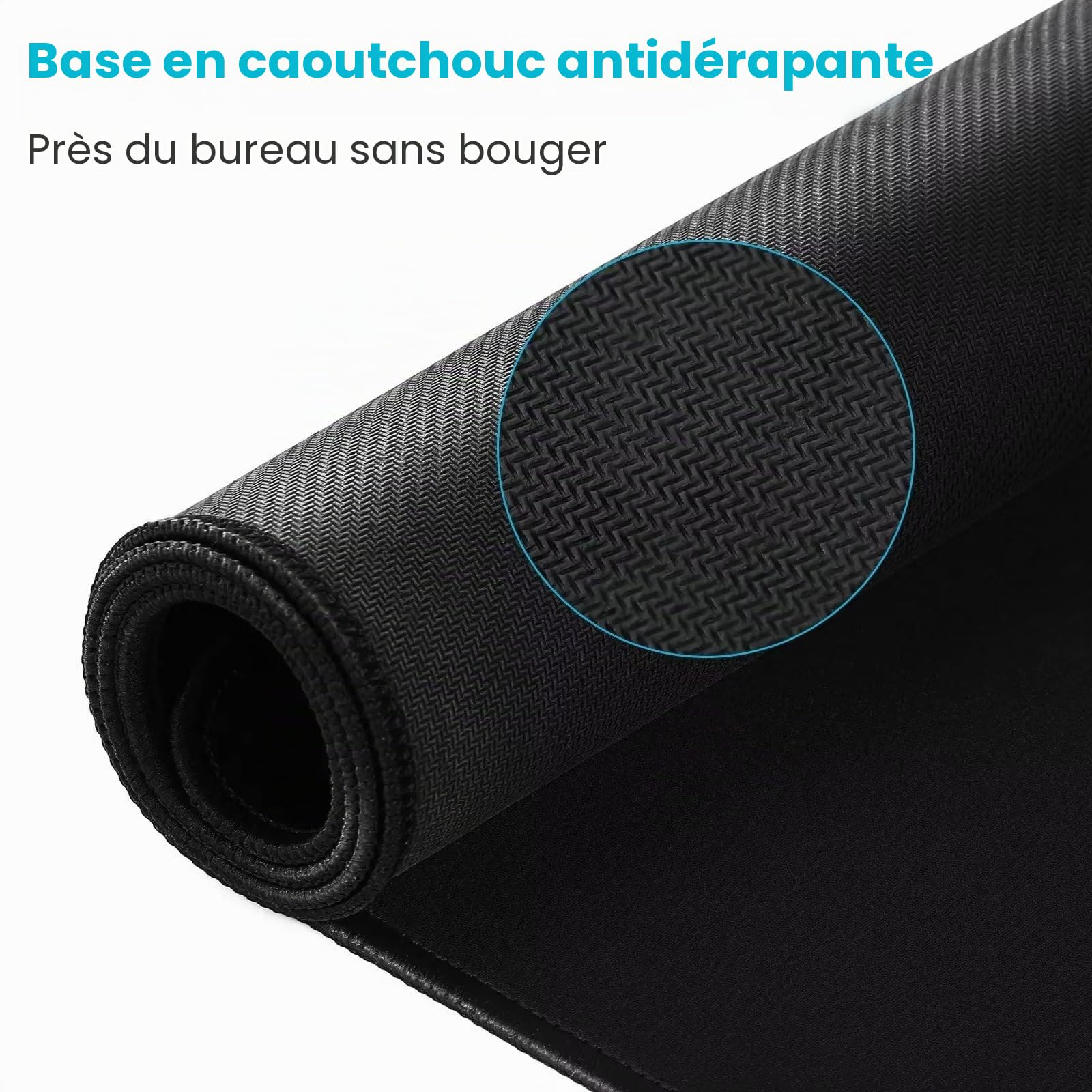 Tapis de Souris XXL 1200x600x3mm Grand Tapis de Souris de Jeu Amour Loyal avec Bords Cousus Surface Spéciale Améliore la Précision pour Souris Claviers Gamer Bureau