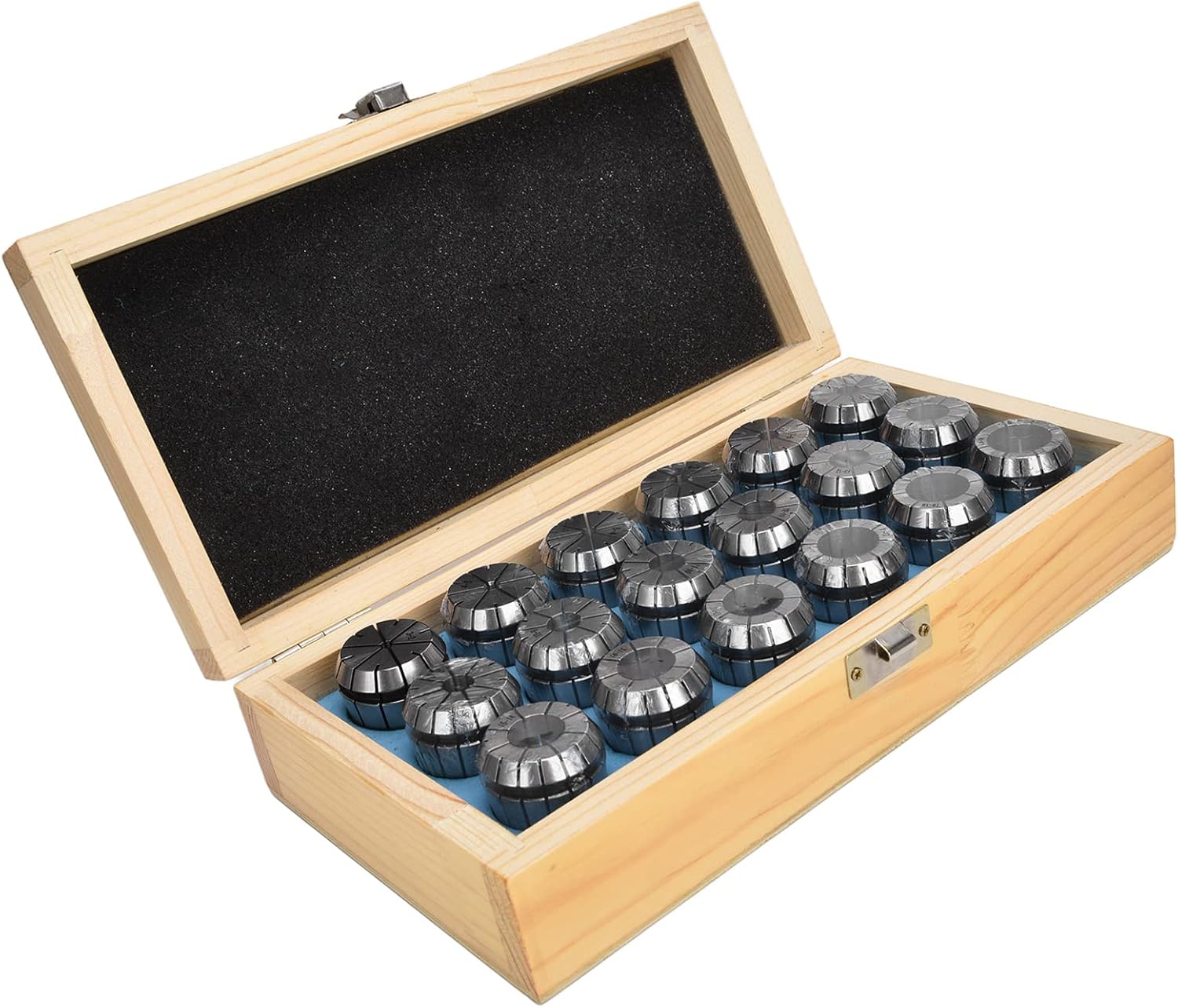 Fydun ER32 Spring Collet Set CNC Engraving Machine - 18Pcs Carbon Steel Collet Chuck Milling Lathe Tool Workholding