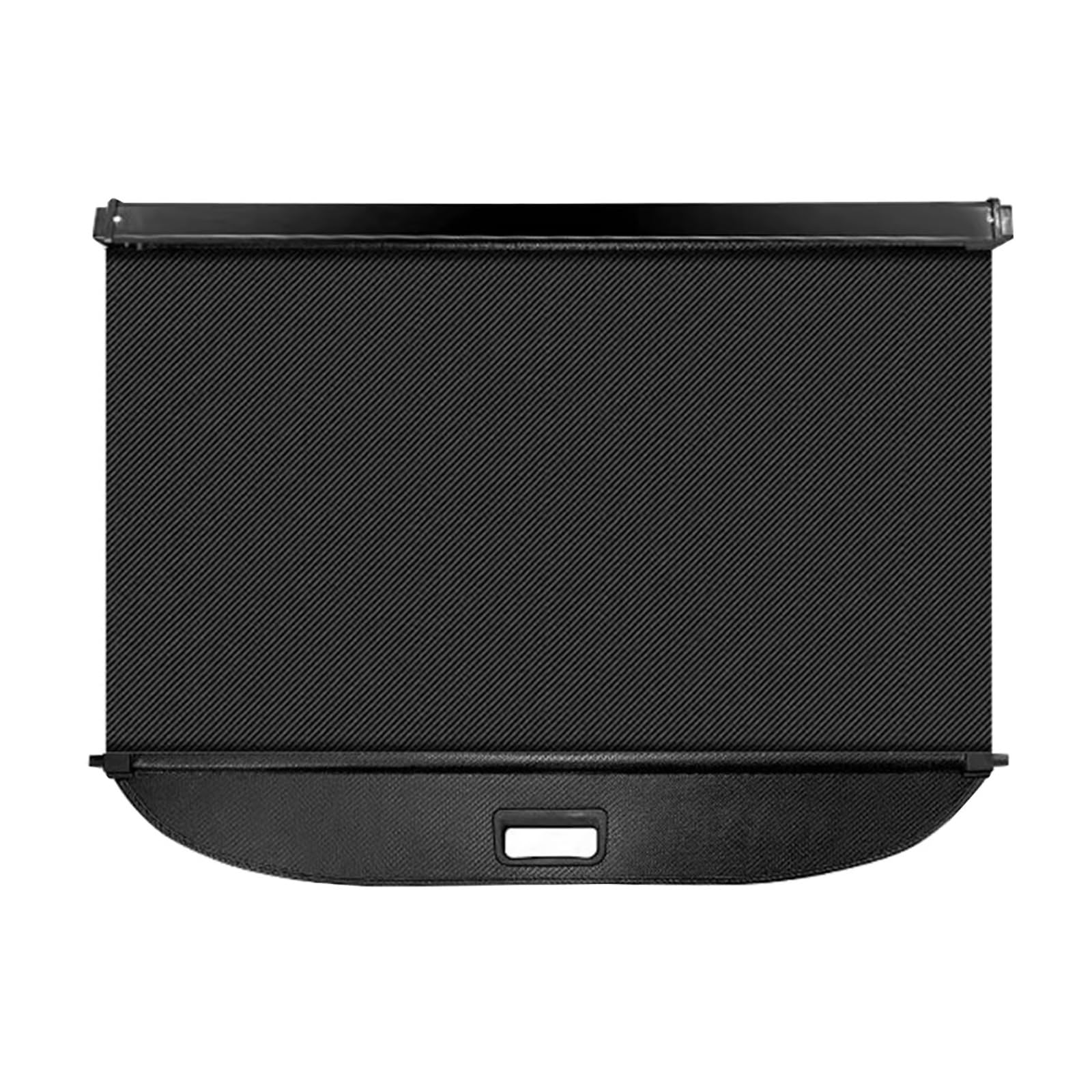 RéTractable ÉTagèRe ArrièRe Coffre Pour Tesla Pour Model Y Pour Juniper 2025 2026 Cache-bagages Rétractable Protection Coffre Arrière(Noir)