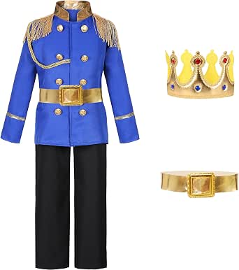 Disfraz De Príncipe Encantador Para Niños Y Niñas, Traje De Príncipe