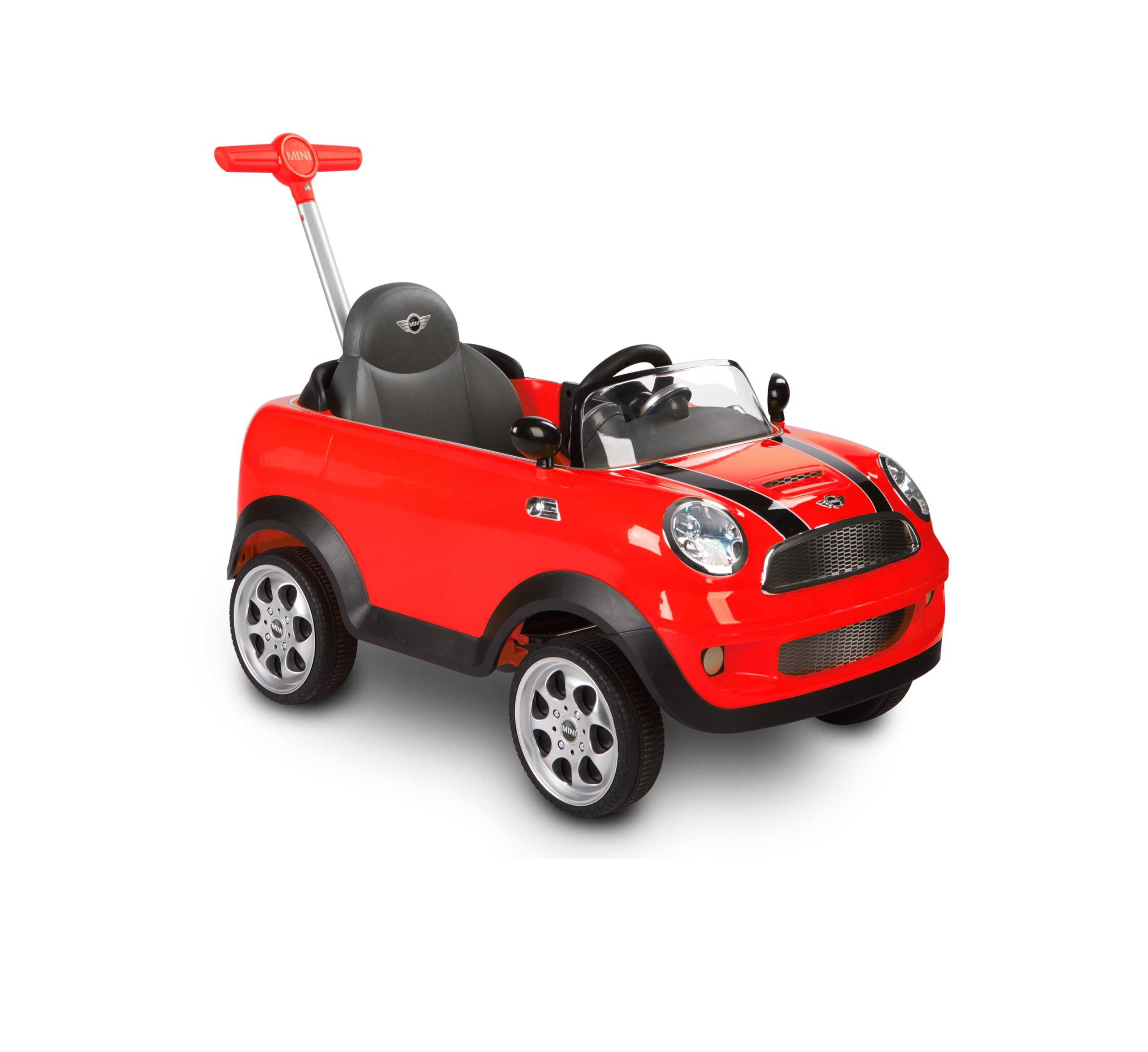 Mini Cooper Push Car Red Ride On, Suitable for kids from 12 months +
