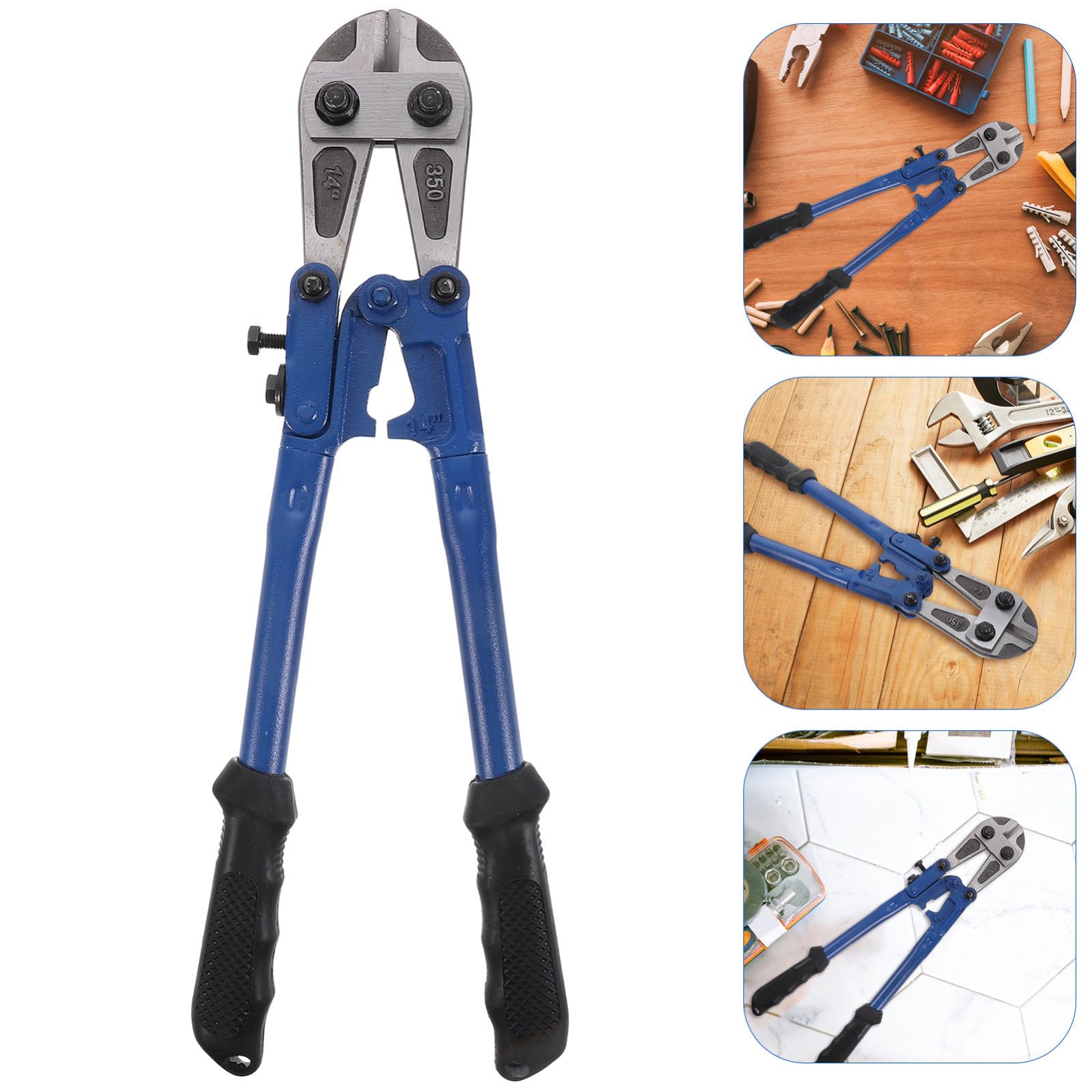 jojofuny Pinza Tronchese 14 Pollici in Metallo T8 Design Salva Lavoro e Impugnatura in Gomma per Taglio Manuale su Fili e Bulloni in Varie Occasioni