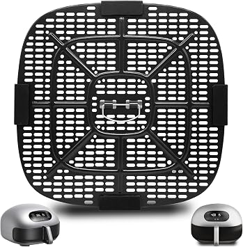 Air Fryer Replacement Parts for Typhur Dome 2 Extra Large Air Fryer with Superior Airflow, 12.2 12.2 IN Food Grade Air Fryer Accessories tray Rack Grill Baking Pan plate Crisper Plate
