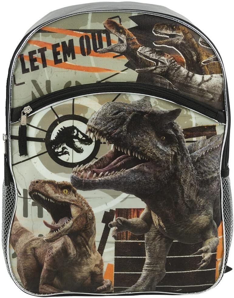 Amazon.co.jp ジュラシックワールド バックパック リュックサック 40cm x 30cm x 10cm JURASSIC
