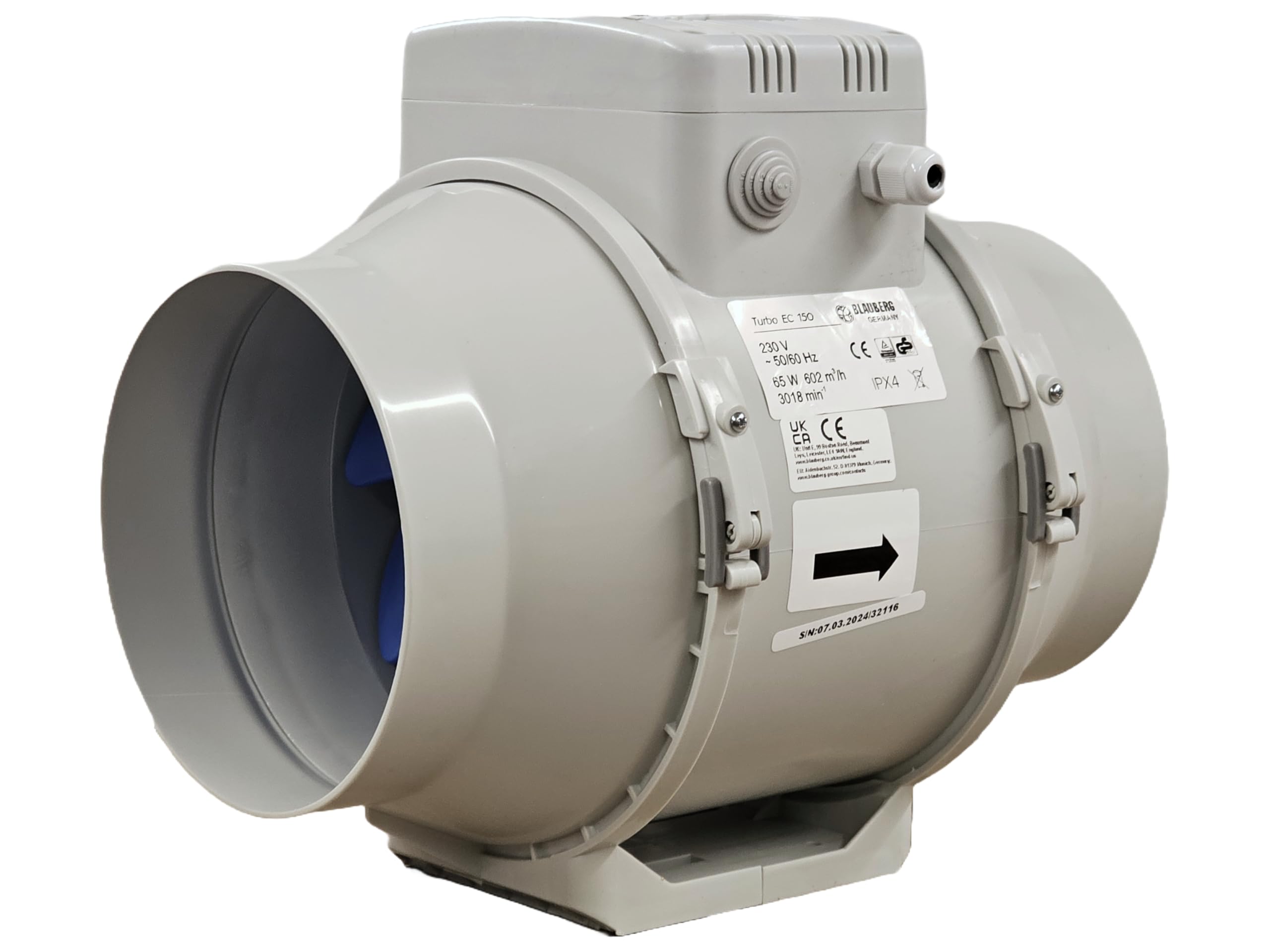 TURBO FANS (6" / 150 mm - Standard)