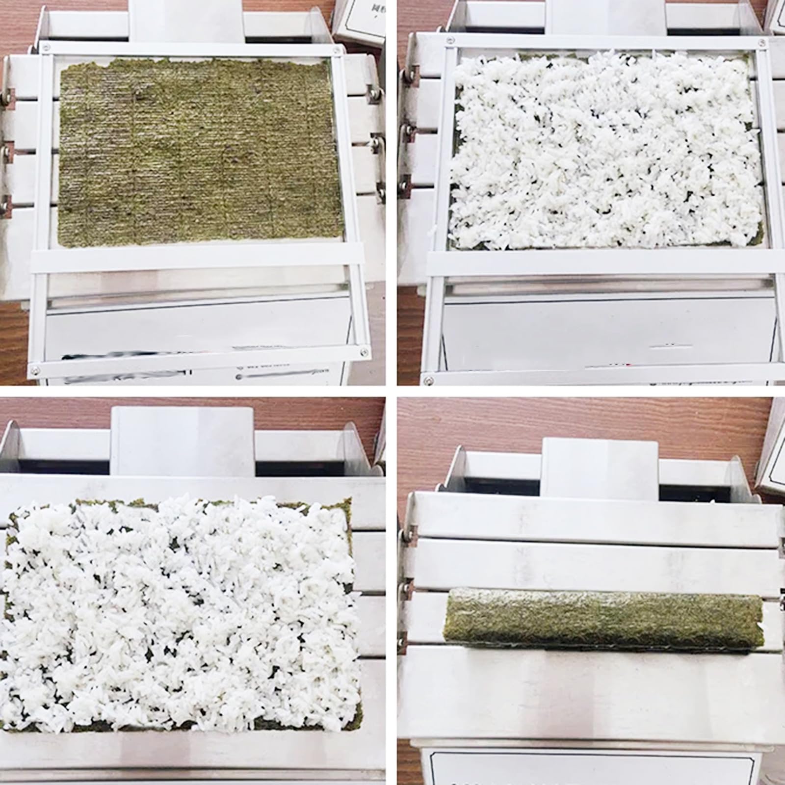 Maszyna do sushi, ręczna maszyna do zwijania sushi do łatwego robienia rolek, wysoka wydajność produkcji, idealna do użytku domowego i profesjonalnego, idealna dla miłośników sushi i szefów kuchni