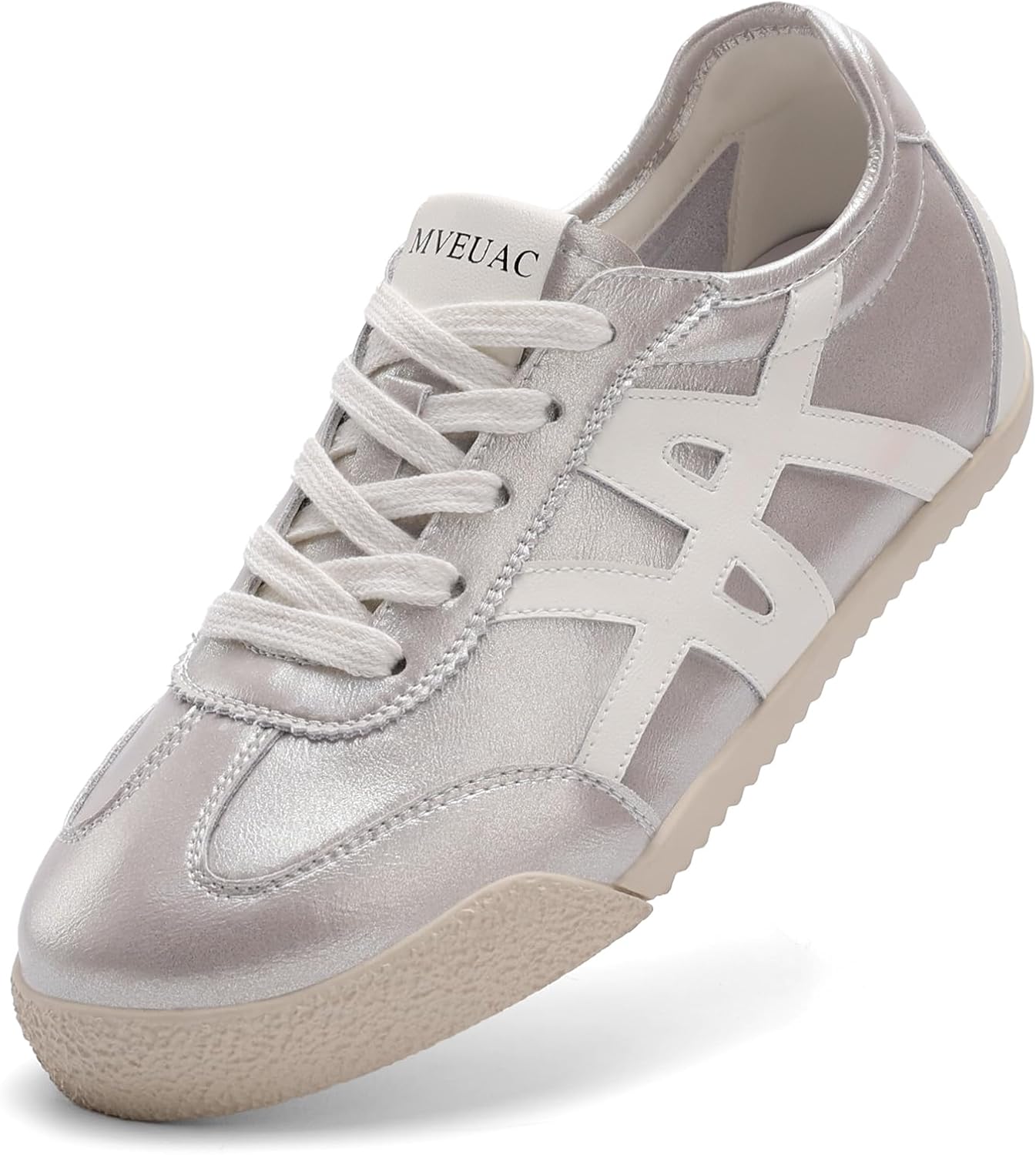 Women's Fashion Sneakers Genuine Leather Sneakers Casual Walking Shoes for Women.