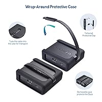 Vista 7 de Cable Matters 8-in-1 USB C Hub DisplayPort 1.4, USB C Dock 8K@60Hz / 4K@240Hz DisplayPort, Gigabit Ethernet, USB3.2 Port, SD Card Reader, with Two