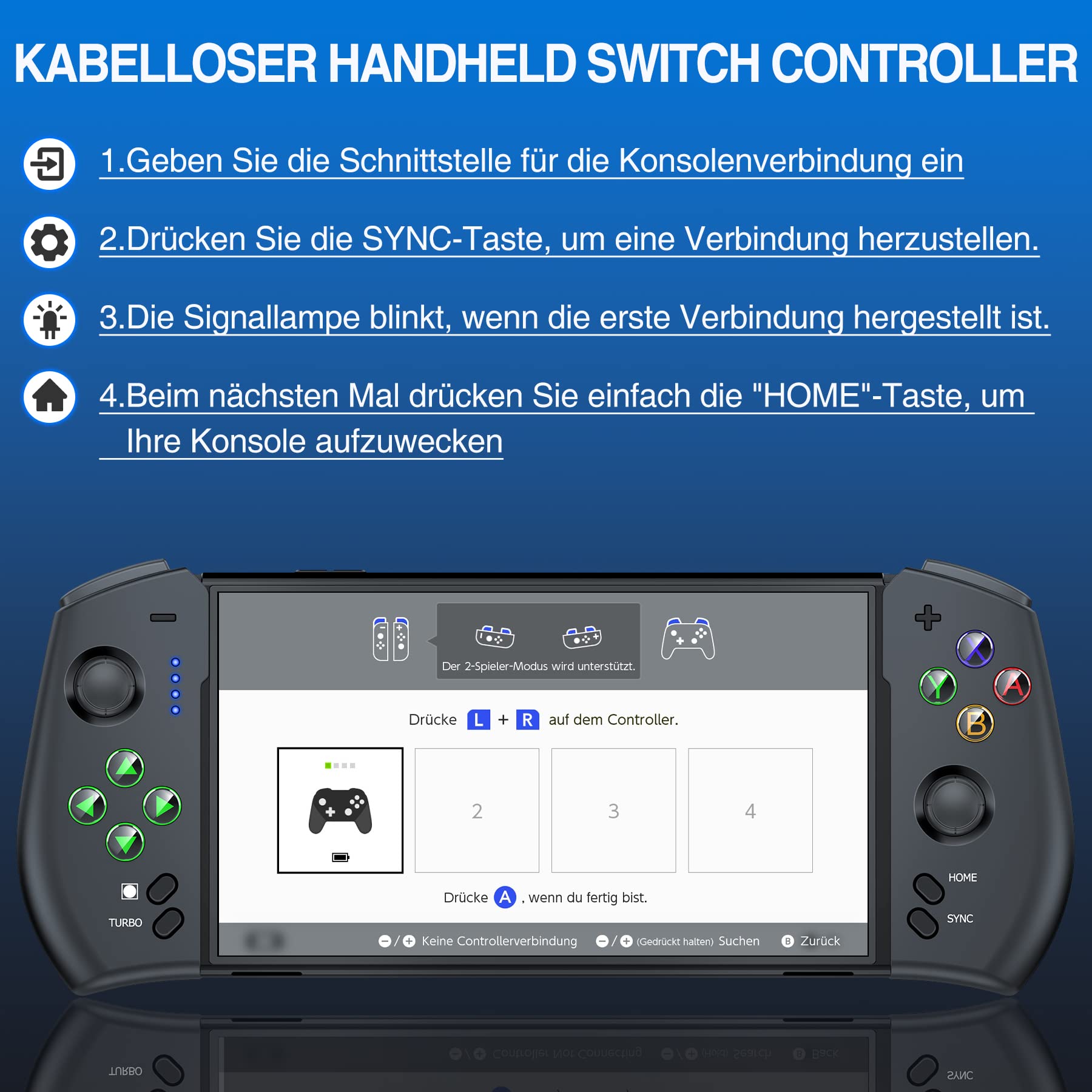ALEEMTRY Switch Controller for Nintendo, Wireless Pro