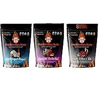 Vista 9 de Hot Monkey Nuts Spicy Artisanal Peanuts Hot Winged Reaper - Sabor con condimento de ala de búfalo, queso azul y pimienta Carolina Reaper, bolsa