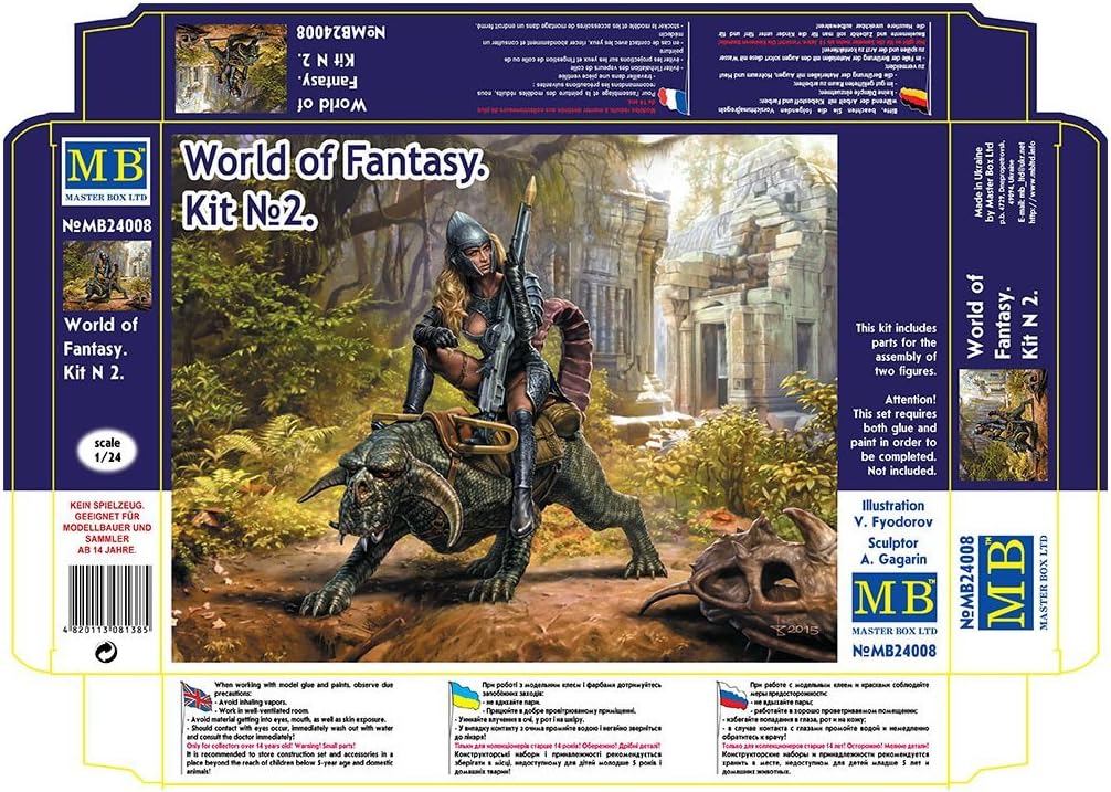 WORLD OF FANTASY KIT №2 1/24 MASTER BOX 24008 NEW MODEL 2016