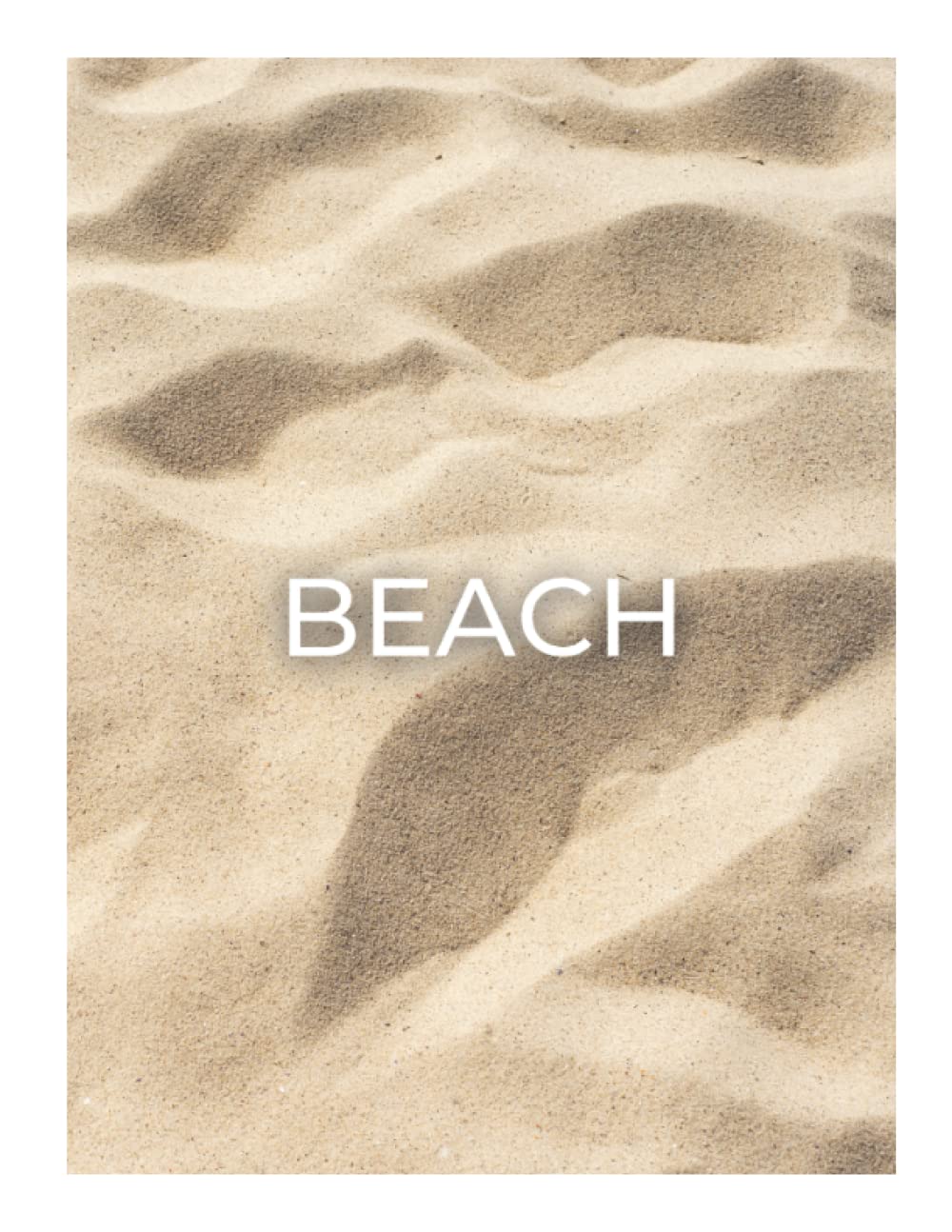 Beach: Decorative stacking book for Coffee Tables & Bookshelves | Perfect for Coastal Themed Home Décor Interior Design & Staging (Beach House Series)