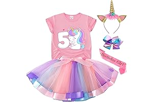 Enchanting Unicorn Birthday Ensemble: A Magical Celebration for Your Little Princess