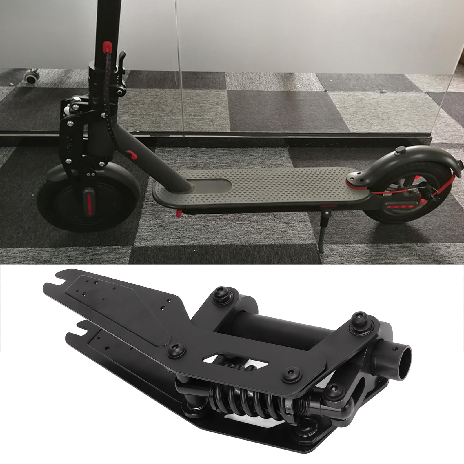 Amortisseur de scooter électrique en alliage d'aluminium de qualité supérieure, amortisseur de vibrations amélioré pour M365, kit de suspension de fourche avant à confort