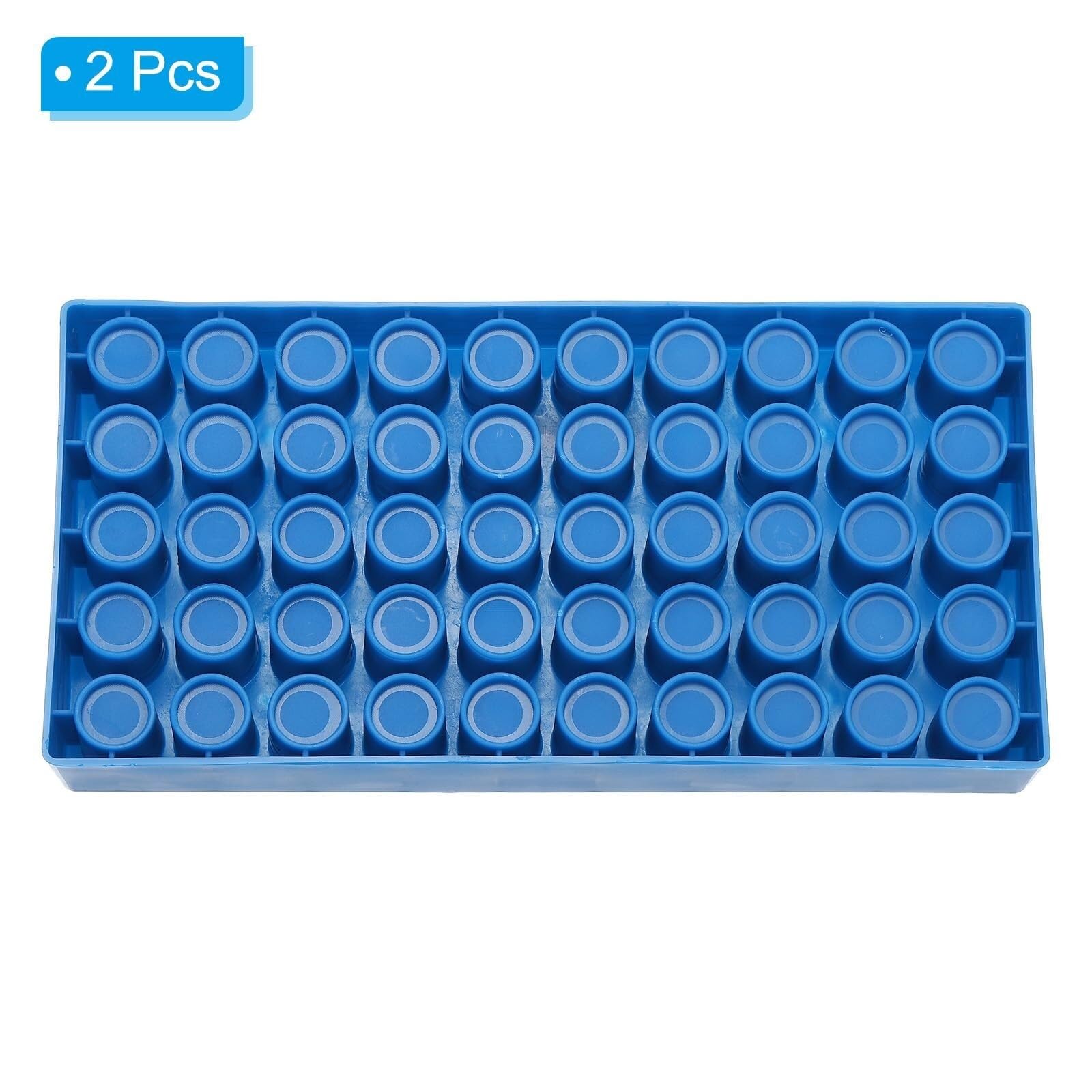 Laboratoryjne Do Probówek Zestaw 2 Stojaków Na Probówki, Uchwytów Fiolki, 50 Studzienek, 4 Ml Do Szkolnego