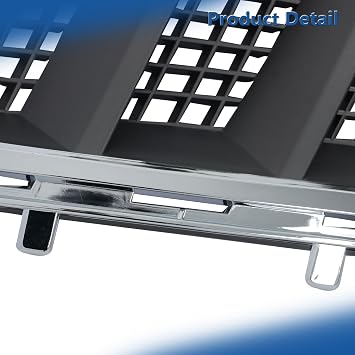 Silscvtt Front Grille Upper Black Replacement for CTS 2008-2011