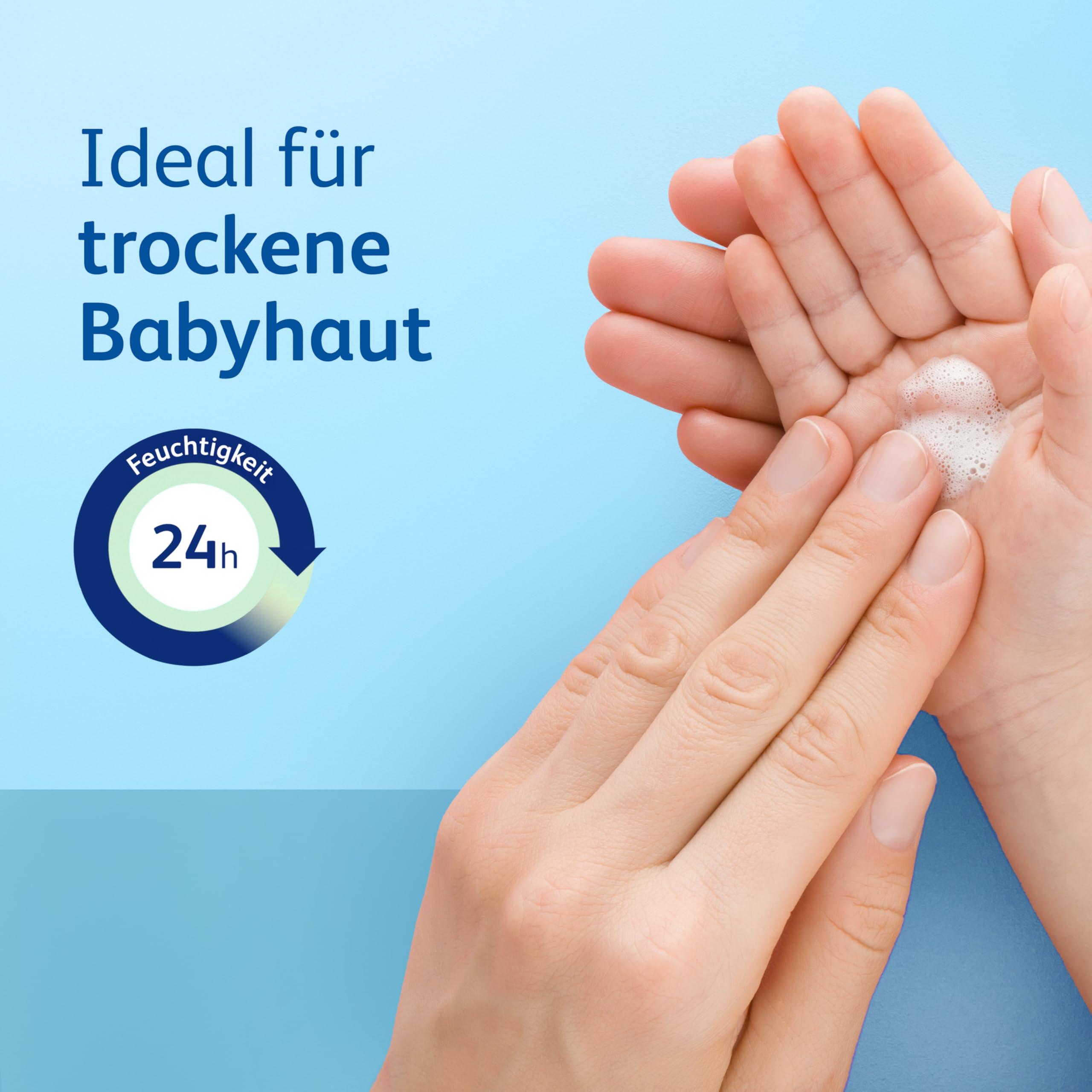 Penaten Intensywna kąpiel i szampon łagodny szampon do kąpieli dla niemowląt i niemowląt z witaminą E i naturalnym ekstraktem z liści oliwnych, do suchej skóry dziecka, 400 ml