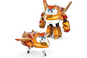 Super Wings 5" Transforming Golden Boy Airplane Toy