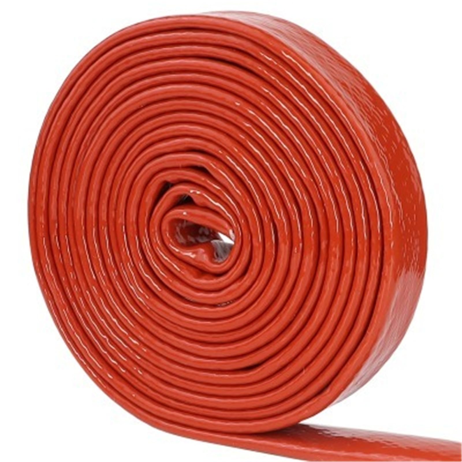 Rubber Hose, High Temp Fireproof Silicone Fiberglass Cable or, Multicolor, 4-20 mm(Red,6MM-1M)