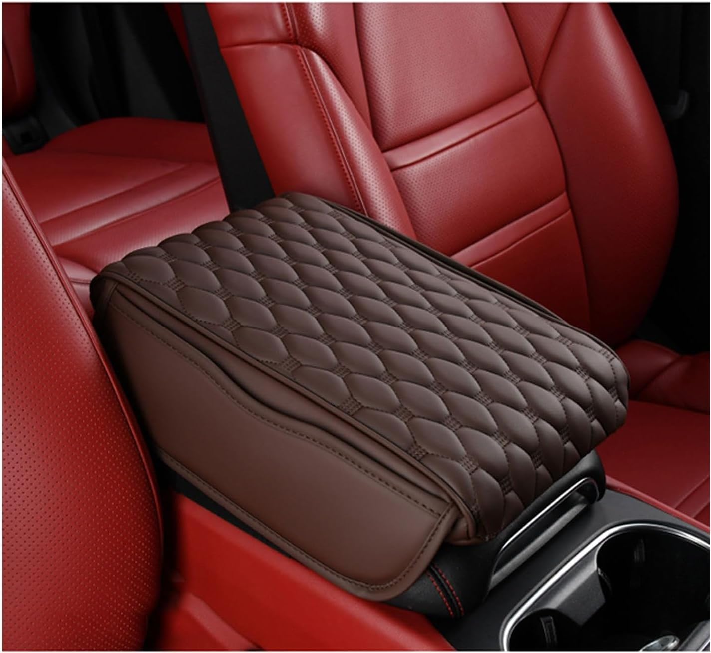 Centre Console Armrest Cover for VW Golf 5 6 7 8 GTE GTI GTD Clubsport