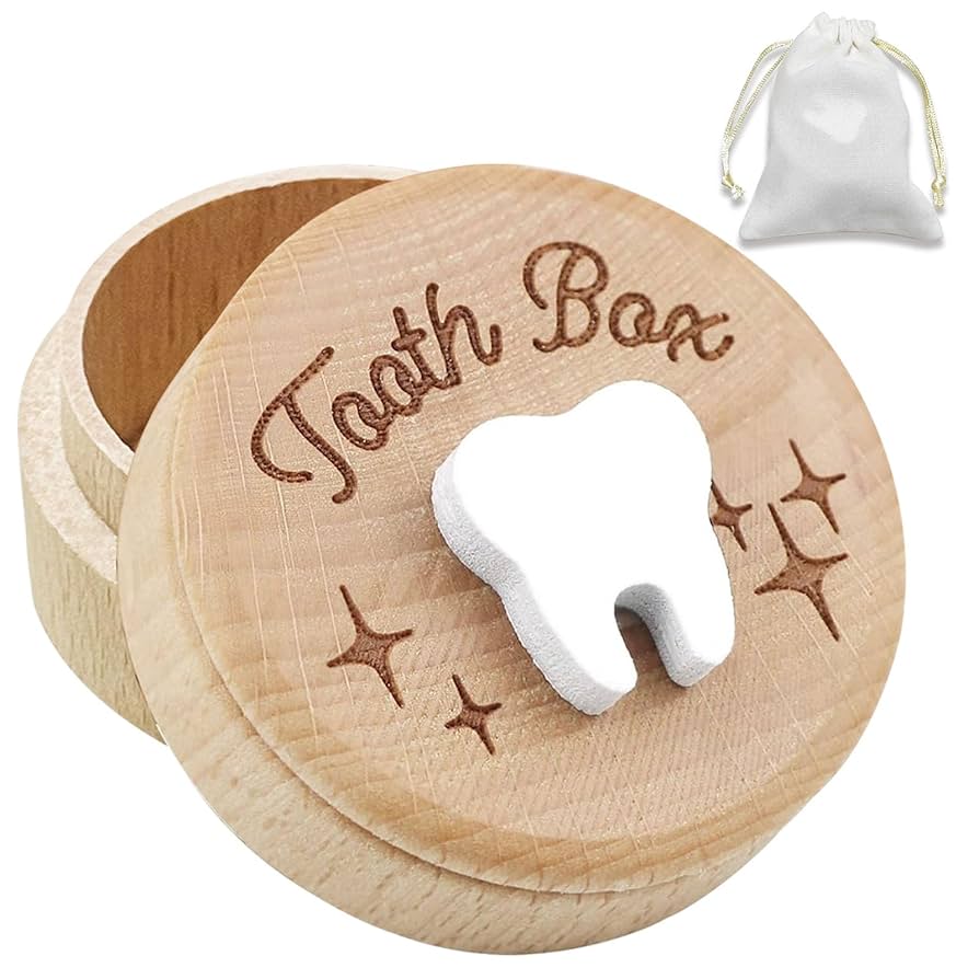 Amazon.com: Zalengine Tooth Fairy Box with Storage Pouch