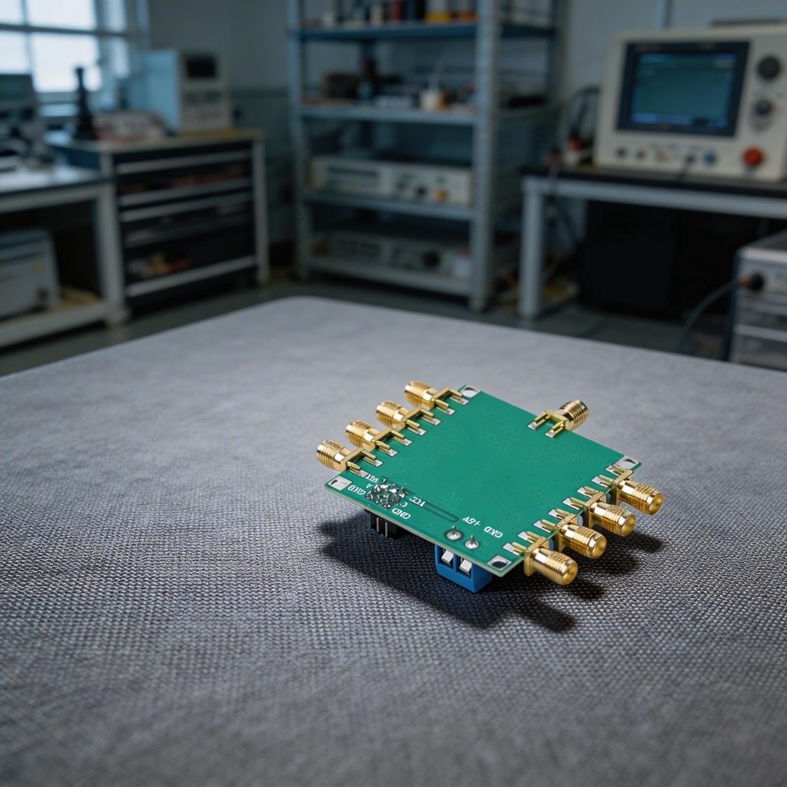 Multifunktions-HF-Schaltermodul HMC253 SP8T mit integriertem 3 6 Decoder für TTL CMOS-Steuerung DC auf 2 5 GHz für SMA-Stecker 3 V auf 5 V Netzteil
