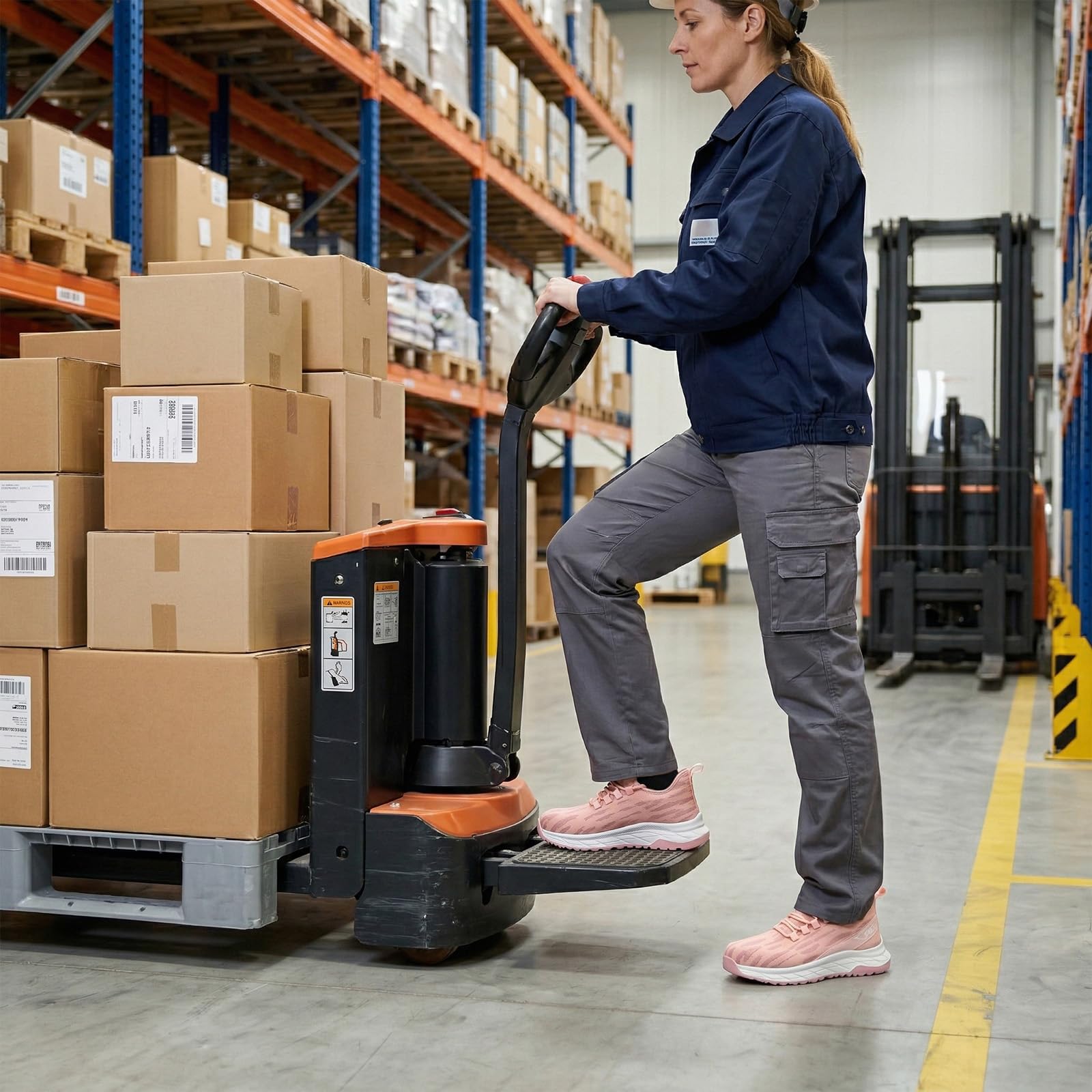 SPIEZ Antistatische Sicherheitsschuhe Damen S1P rutschfest, Metallfreie Arbeitsschuhe mit kunststoffkappe, Atmungsaktive ESD Schuhe mit Durchtrittsichere Zwischensohle
