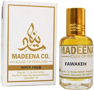MADEENA CO. Fawakeh 12Ml; Real & Natural Attar; Best Attar For Men and Women; 100% Alcohol Free & Long Lasting Attar. Price In India