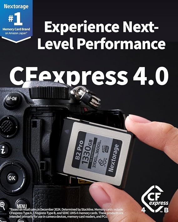 Nextorage NX-B2PRO Series CFexpress Type-B 4.0 Memory Card - 256GB