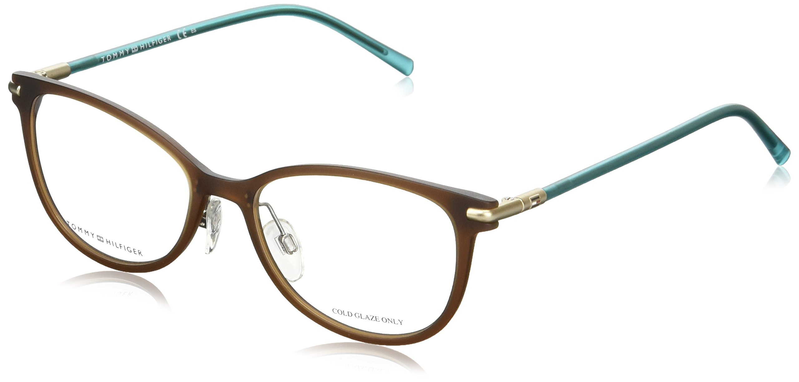 Tommy Hilfiger Thilfiger 1398 0R2X Brown Turquoise Eyeglasses