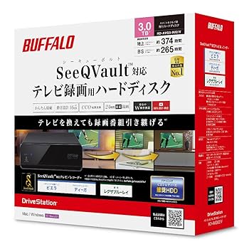BUFFALO テレビ用　7 HD-AVQ3.0U2/V 3TB ハードディス Amazon | BUFFALO AV機器向けドライブ搭載 USB3.0対応HDD 3TB HD
