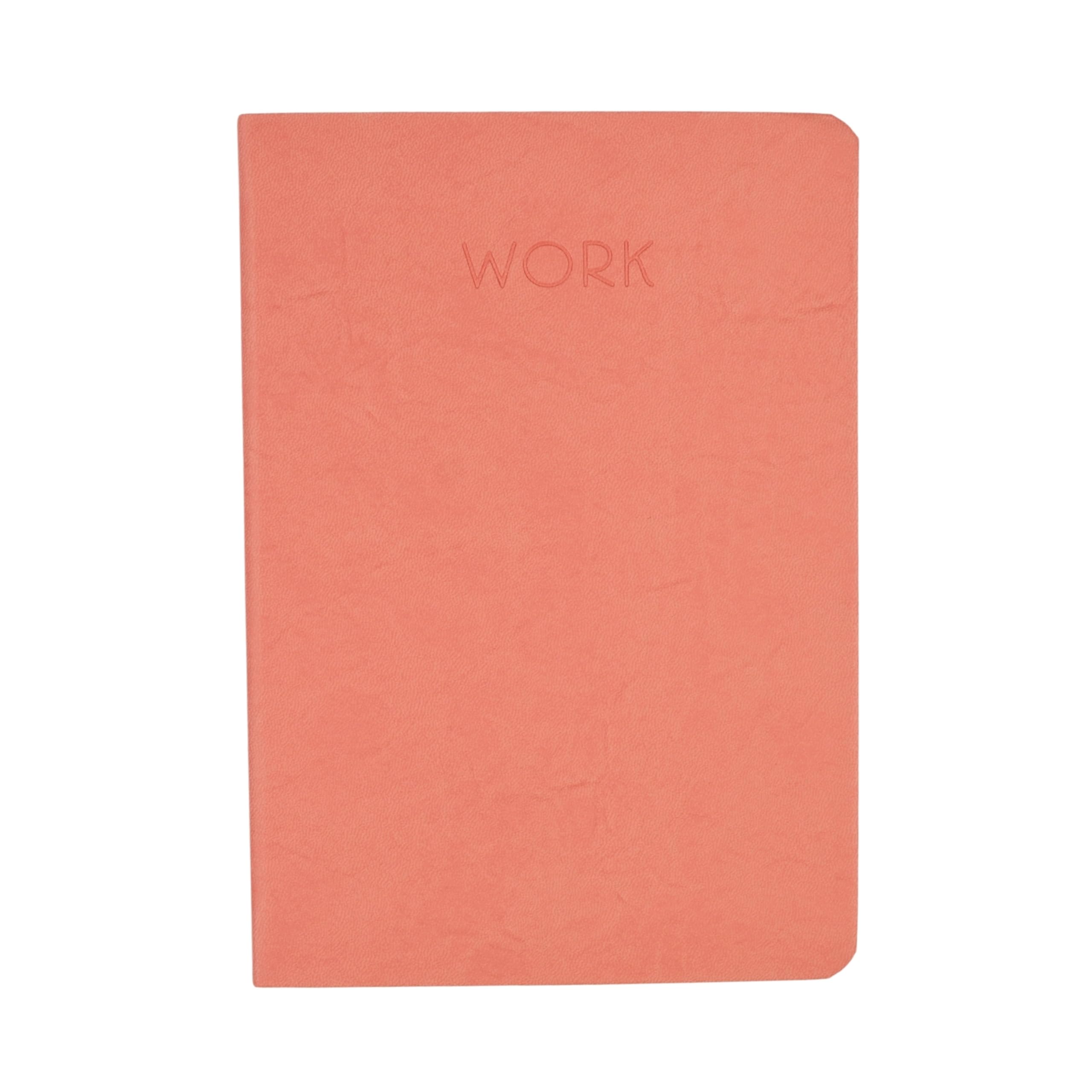 kellofaplan Agenda da lavoro, senza data, 12 mesi, formato A5, rosa, marrone, nero, organizer professionale, carta da 40,8 kg (rosa)