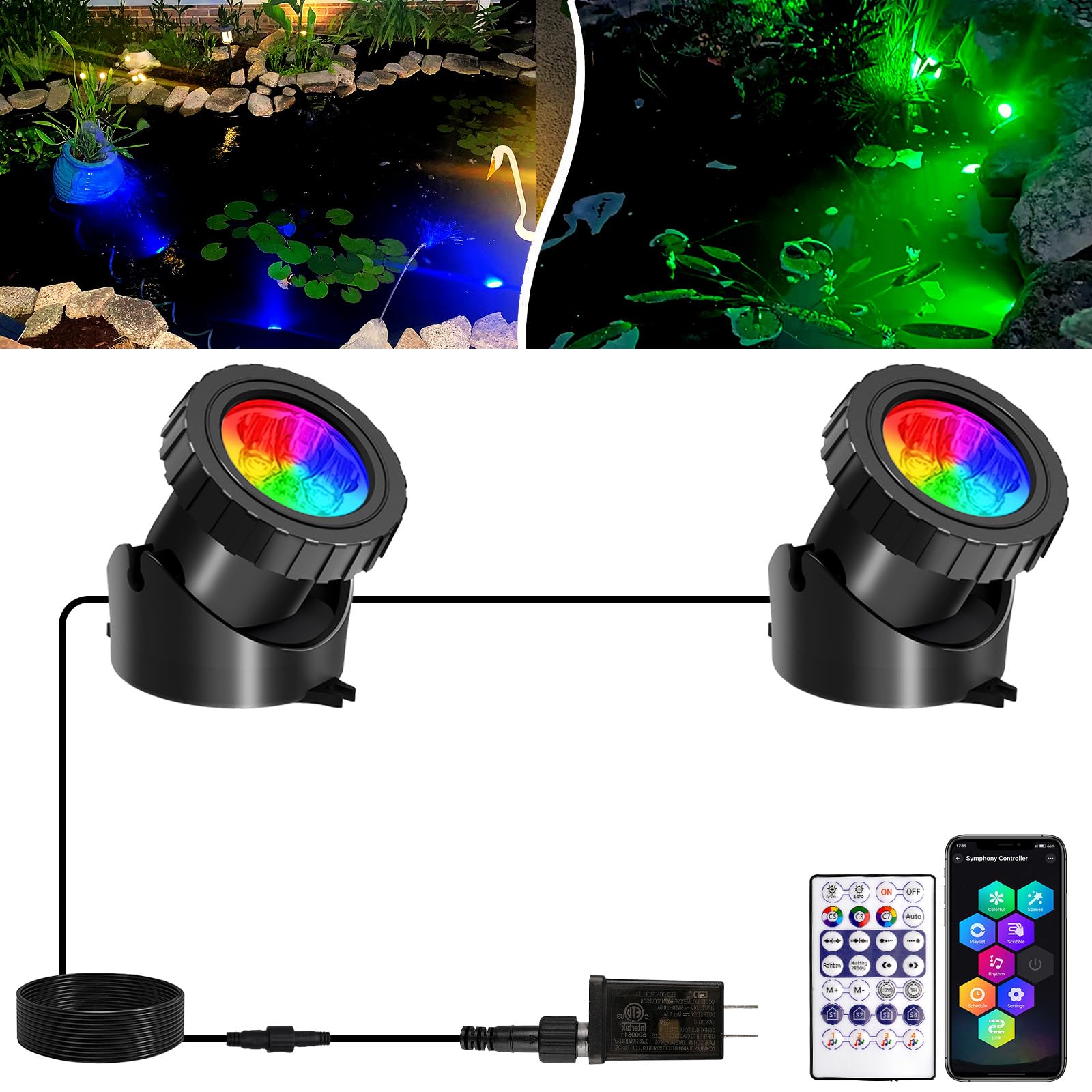 Amazon.com: T-SUNUS Color Changing Bluetooth APP LED Pond