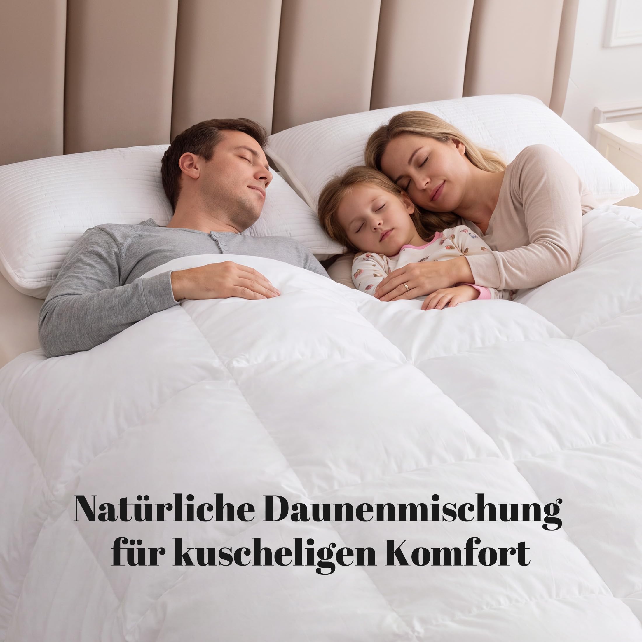 Sonive Bettdecke 200x200cm, Ganzjahres Warm 100% Baumwollbezug