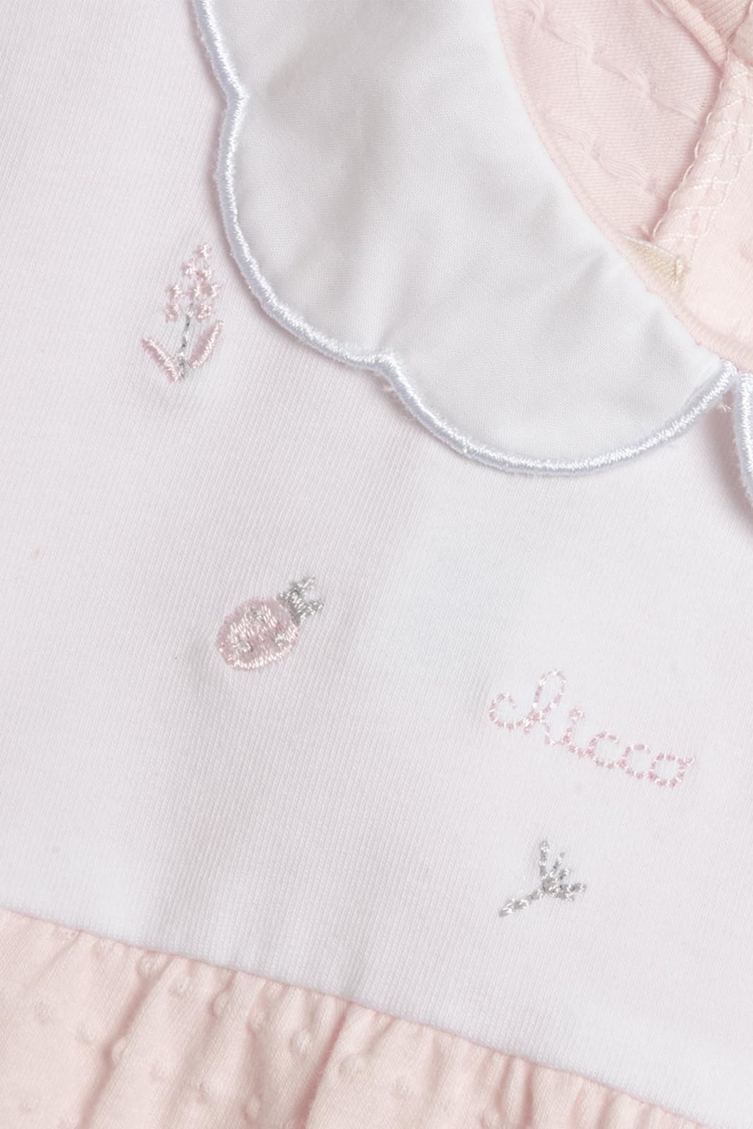 Chicco, Grenouillère Bébé Fille, Grenouillère en Coton Doux et Léger, avec Ouverture Dorsale et Entre Jambes Pratique, Idéale Conçu en Italie, Vêtements Bébé 0-24 Mois