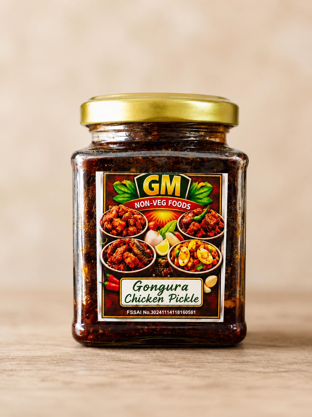 GM Premium Gongura Boneless Chicken Pickle 1kg | Andhra Style Chicken Achar Made with Fresh Gongura & Handpicked Spices | Homemade Non-Veg Pickle | Rich & Tangy Flavor-picture-29