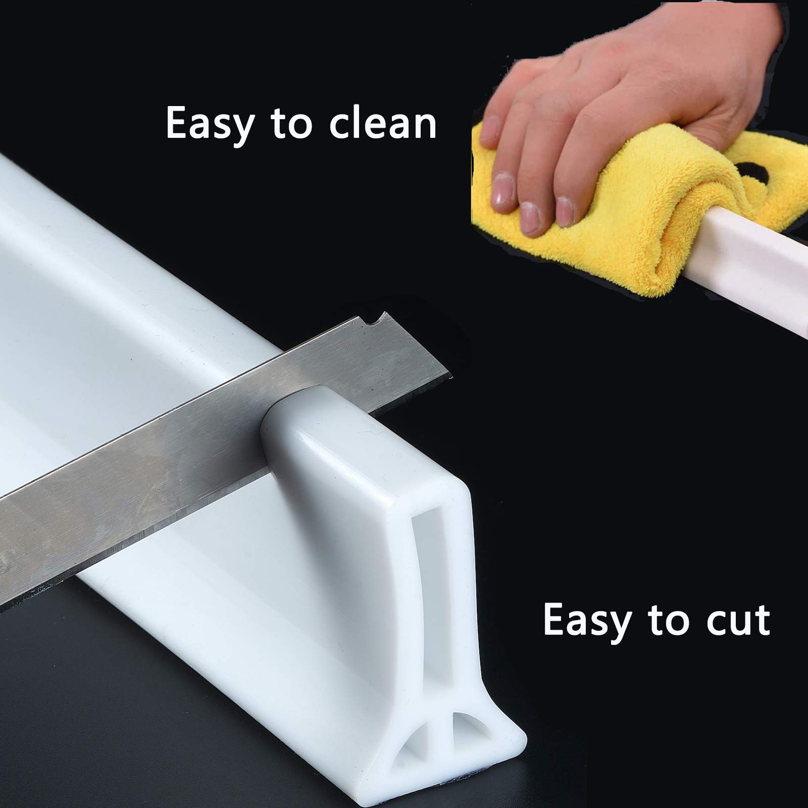 New Collapsible Threshold Water Dam Bathroom Water Stopper Flood