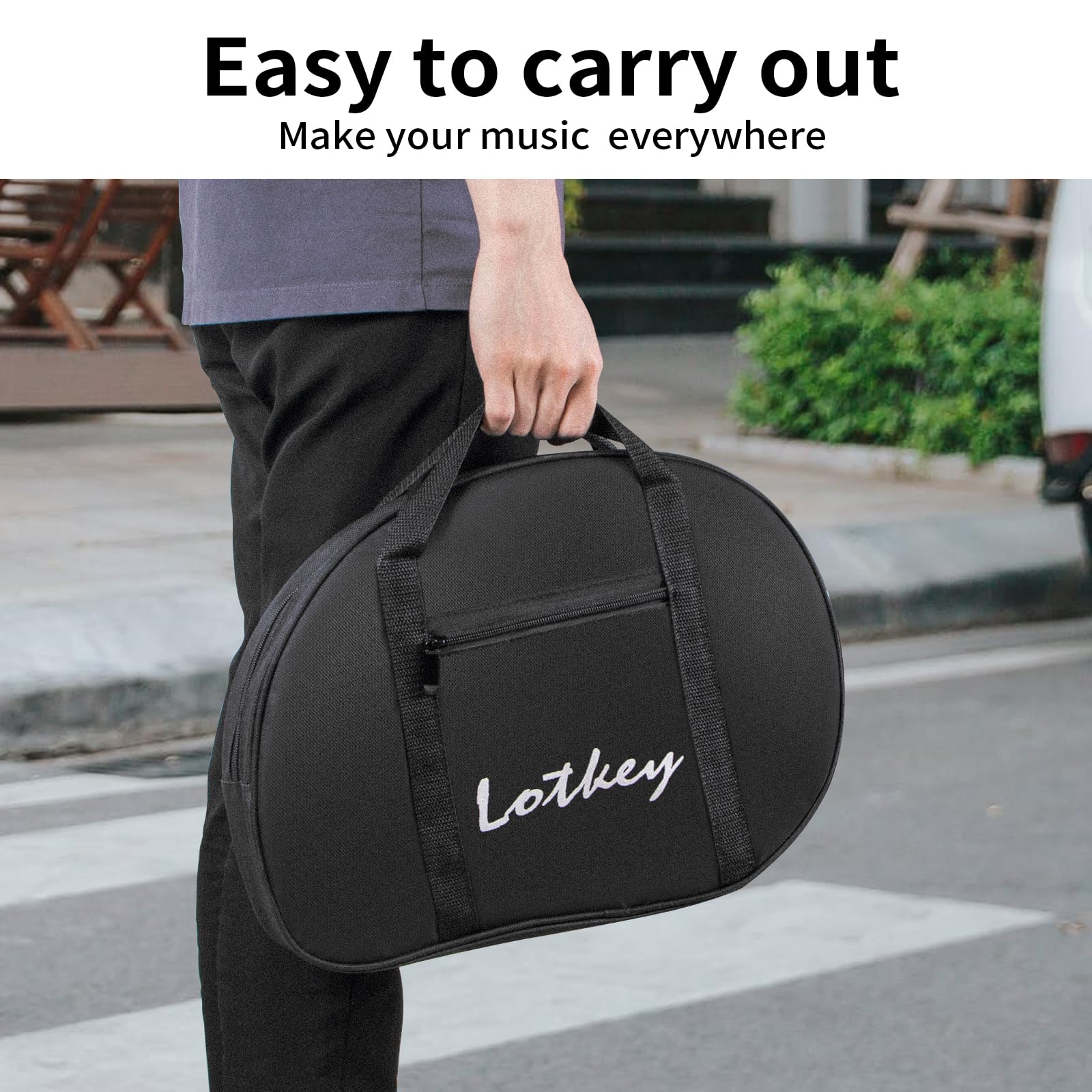 Leier Harfe, Lotkey 19 Metall Saiten Eisen Sattel Mahagoni Leier Harfe mit Tuning Schlüssel, Extrakt Saiten, Handbuch und Gig Bag