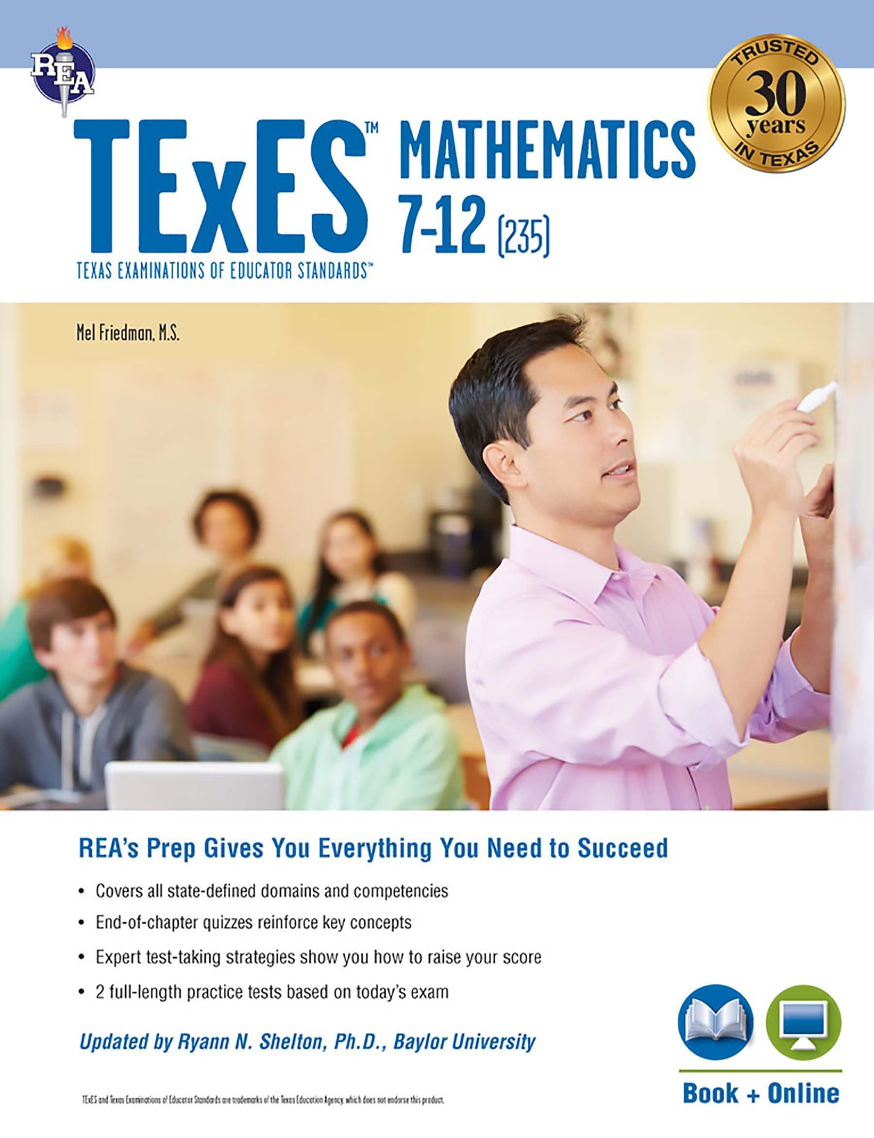 TExES Mathematics 7-12 (235) Study Guide 2025-2026 (TExES Teacher Certification Test Prep)