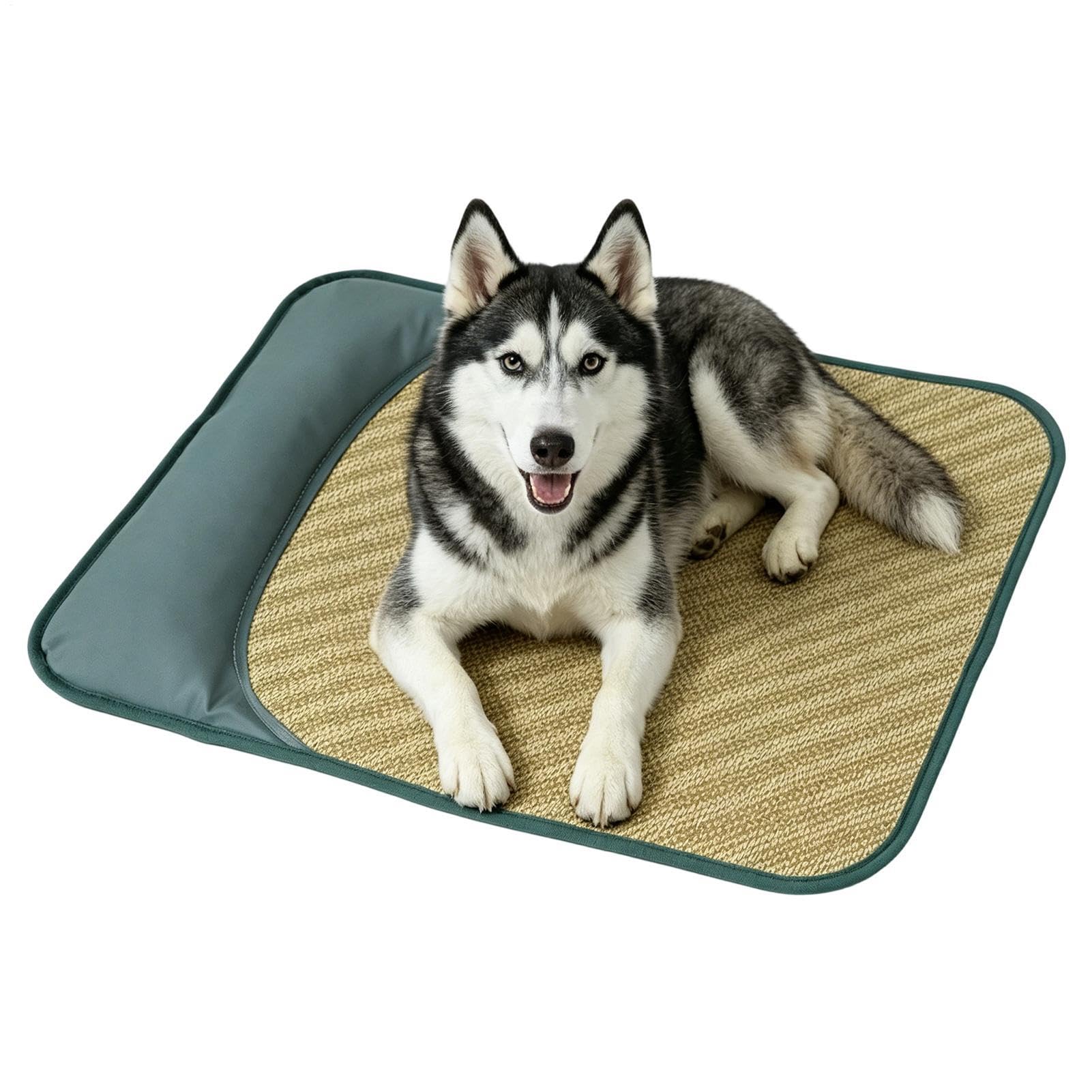 Generisch Alfombrilla de refrigeración para perros, lavable, transpirable, plegable, para verano, para la caja de transporte de perros, para perreras, caja de transporte, hogar, salón, balcón, suelo