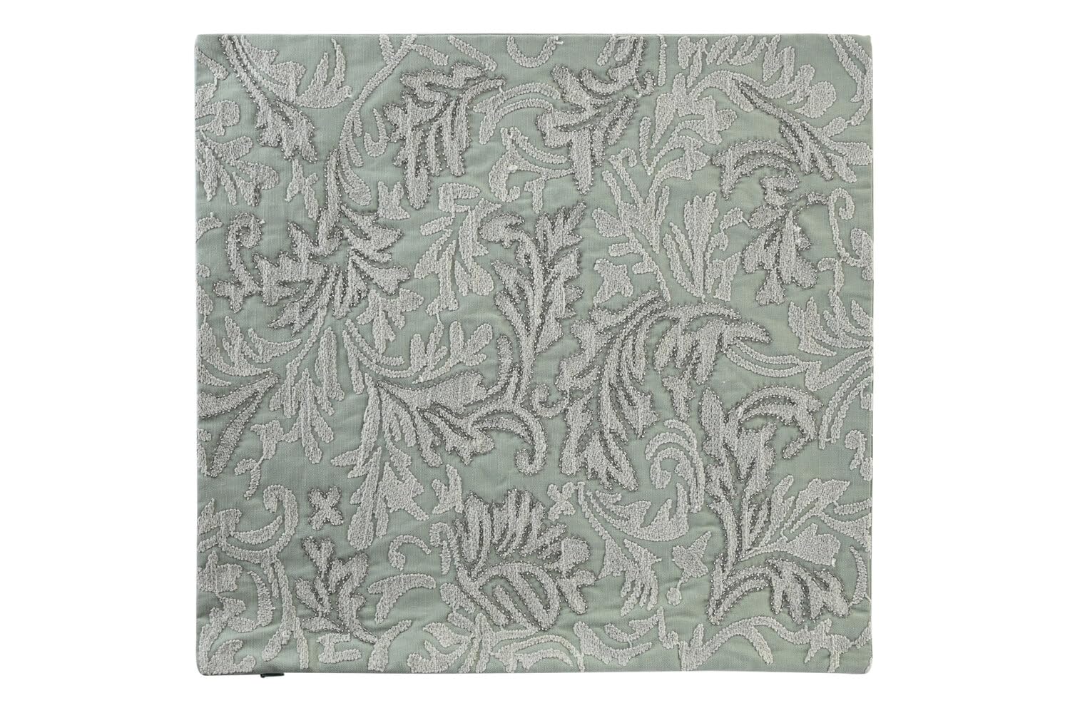 FUNDA COJIN ALGODON 50X1X50 FLORAL VERDE